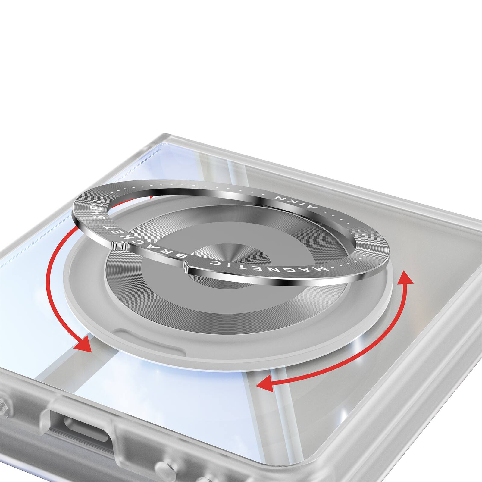 SHELL. NYLON BRACKET MAGNETIC