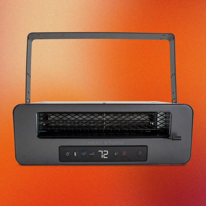 Heat Storm - 6000-Watt 240V Hard-Wired Garage Heater - Gray