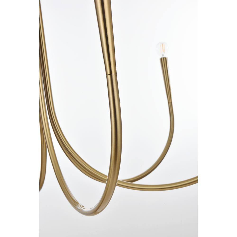 Back. Living District - Layne 42 inch chandelier in Gold - Gold.