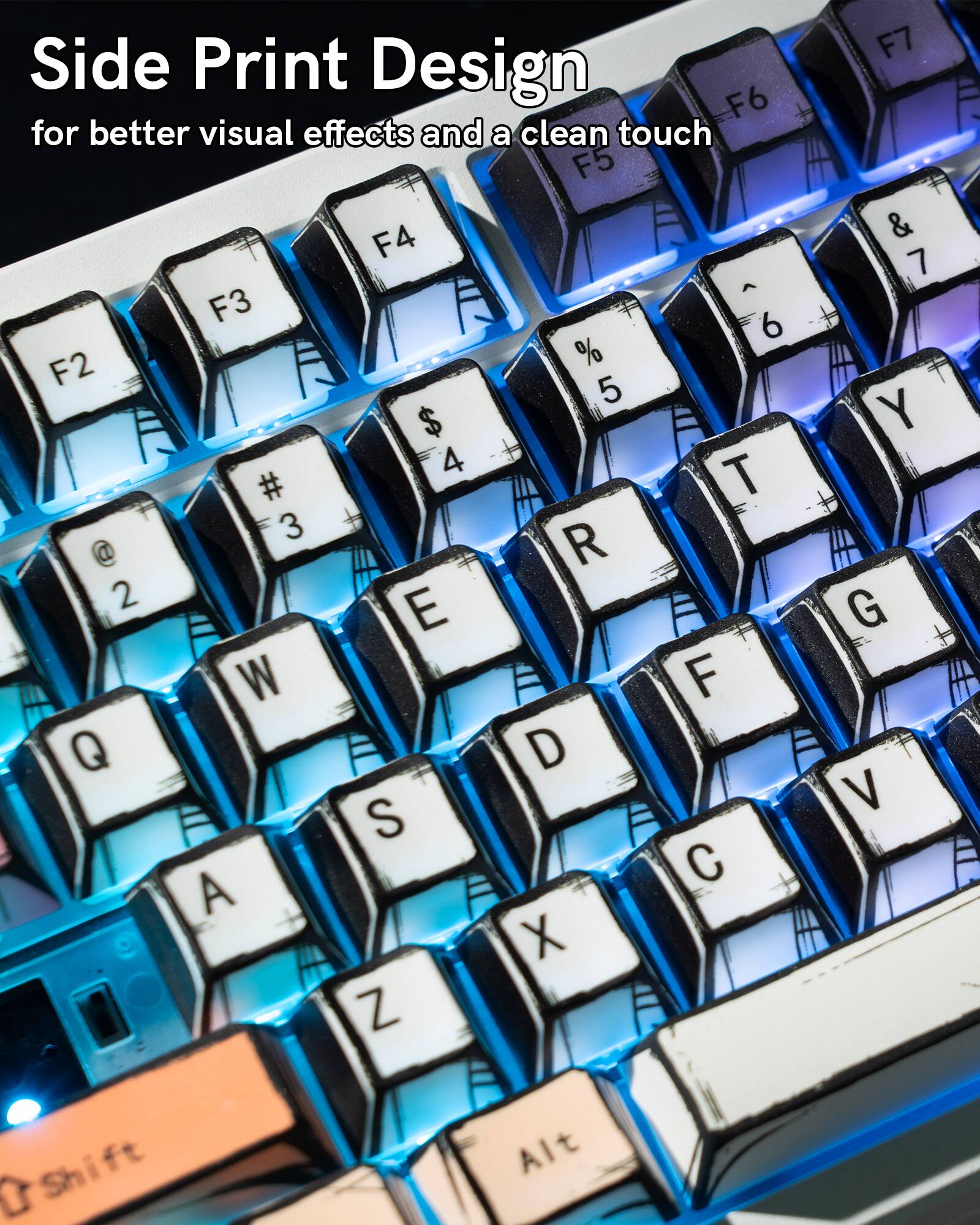 Side Print Design  
for better visual effects and a clean touch