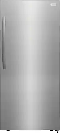 Front. Frigidaire - 19 Cu. Ft. Single Door Refrigerator - Smudge-Proof® Stainless Steel.