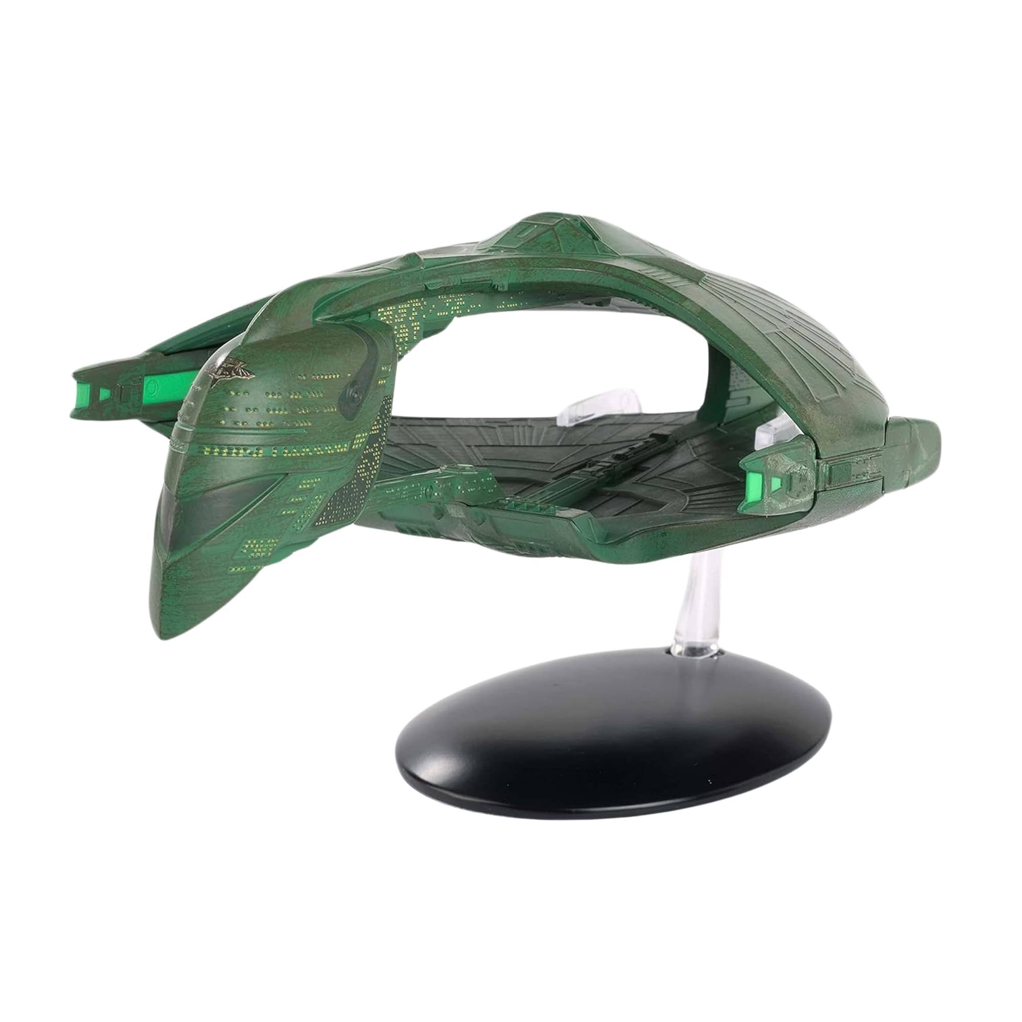 Alt View 1. Eaglemoss - Eaglemoss Star Trek Starship Replica | Romulan Warbird - Green.