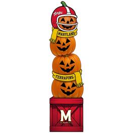 Fan Creations - Maryland Terrapins 31" Stacked Pumpkin Leaner - Multicolor