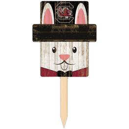 Fan Creations - South Carolina Gamecocks 16" x 19" Easter Bunny Yard Stake - Multicolor