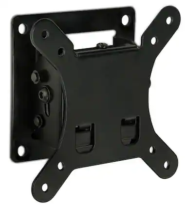 Front. Mount-It! - Low Profile Tilt TV Wall Mount for 24"–32" TVs, Slim Design, Adjustable Tilt - Black.
