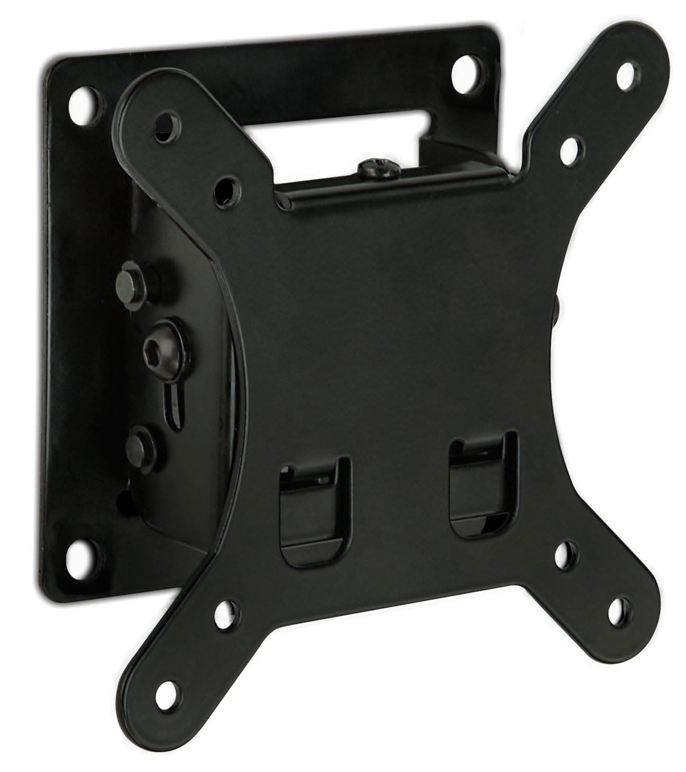 Mount-It! - Low Profile Tilt TV Wall Mount for 24"–32" TVs, Slim Design, Adjustable Tilt - Black