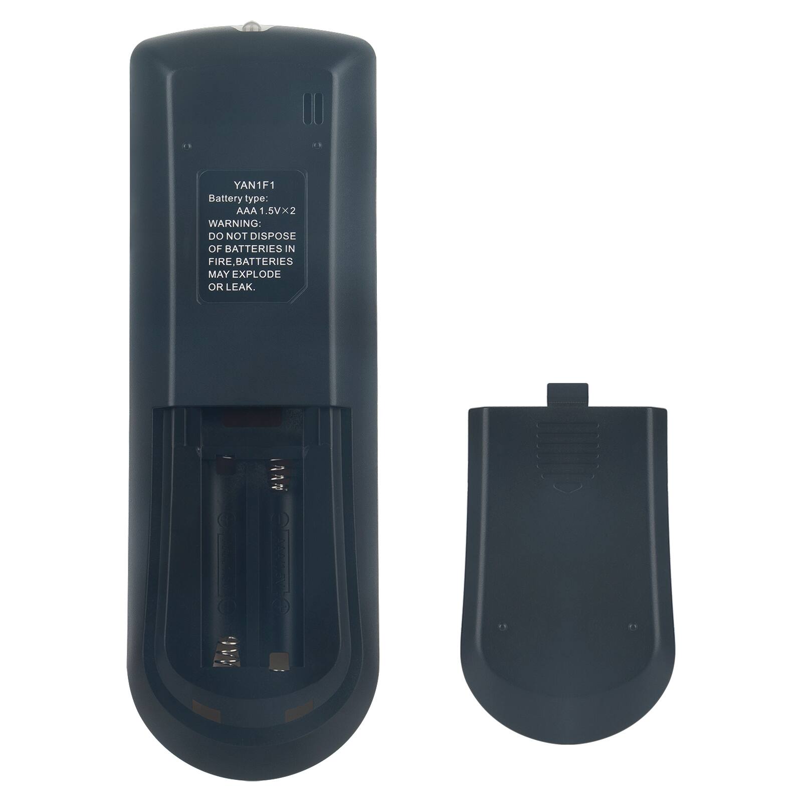 YAN1F1  
Battery type: AAA 1.5Vx2  
WARNING: DO NOT DISPOSE OF BATTERIES IN FIRE. BATTERIES MAY EXPLODE OR LEAK.