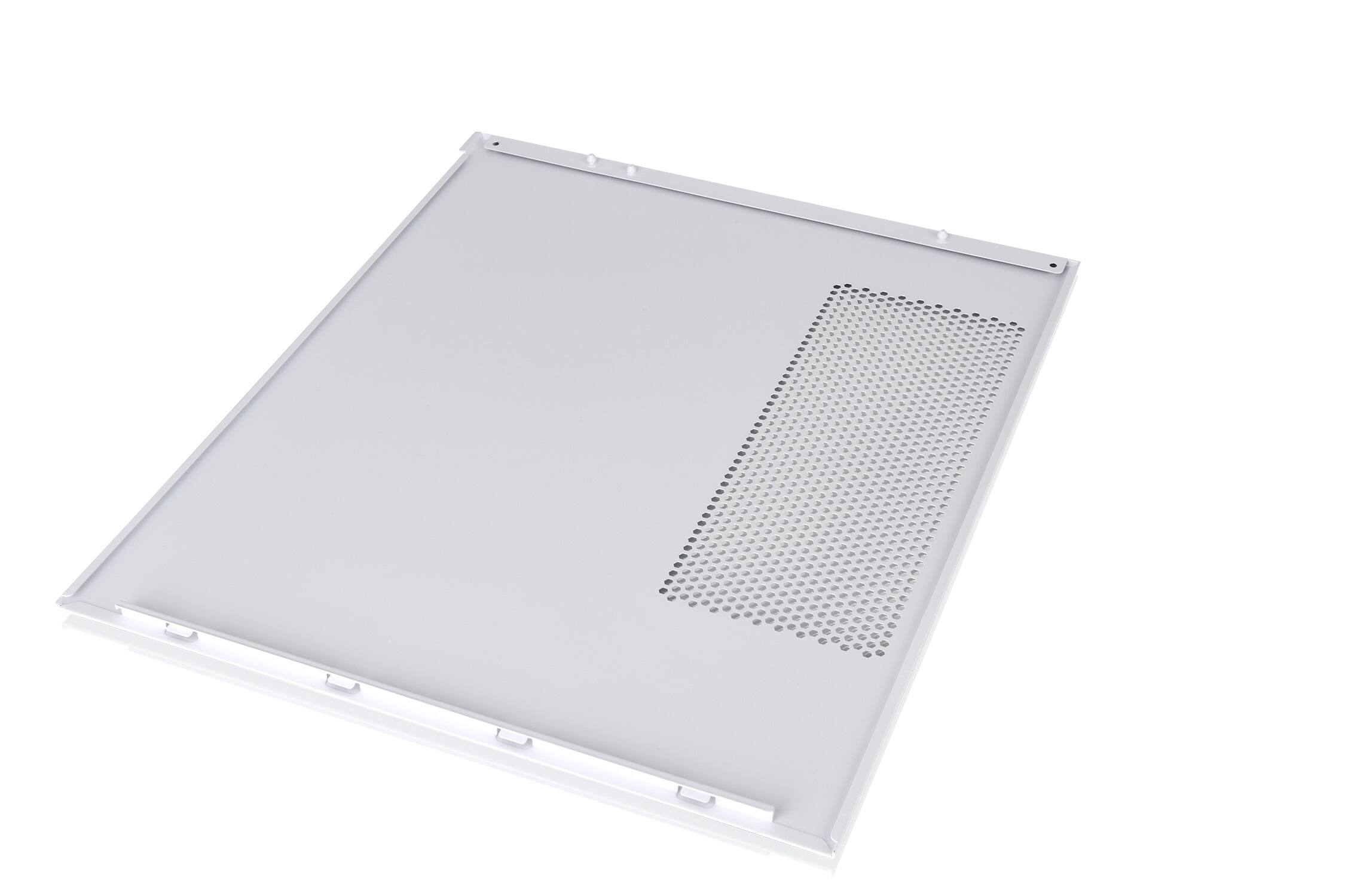 Alt View 12. Thermaltake - View 170 TG ARGB  Micro-ATX Mid-Tower PC Case - Snow.