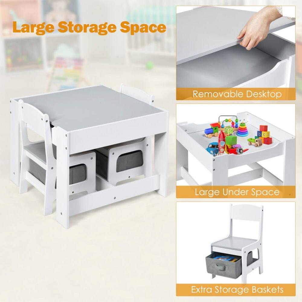 Large Storage Space  
Removable Desktop  
Large Under Space  
Extra Storage Baskets