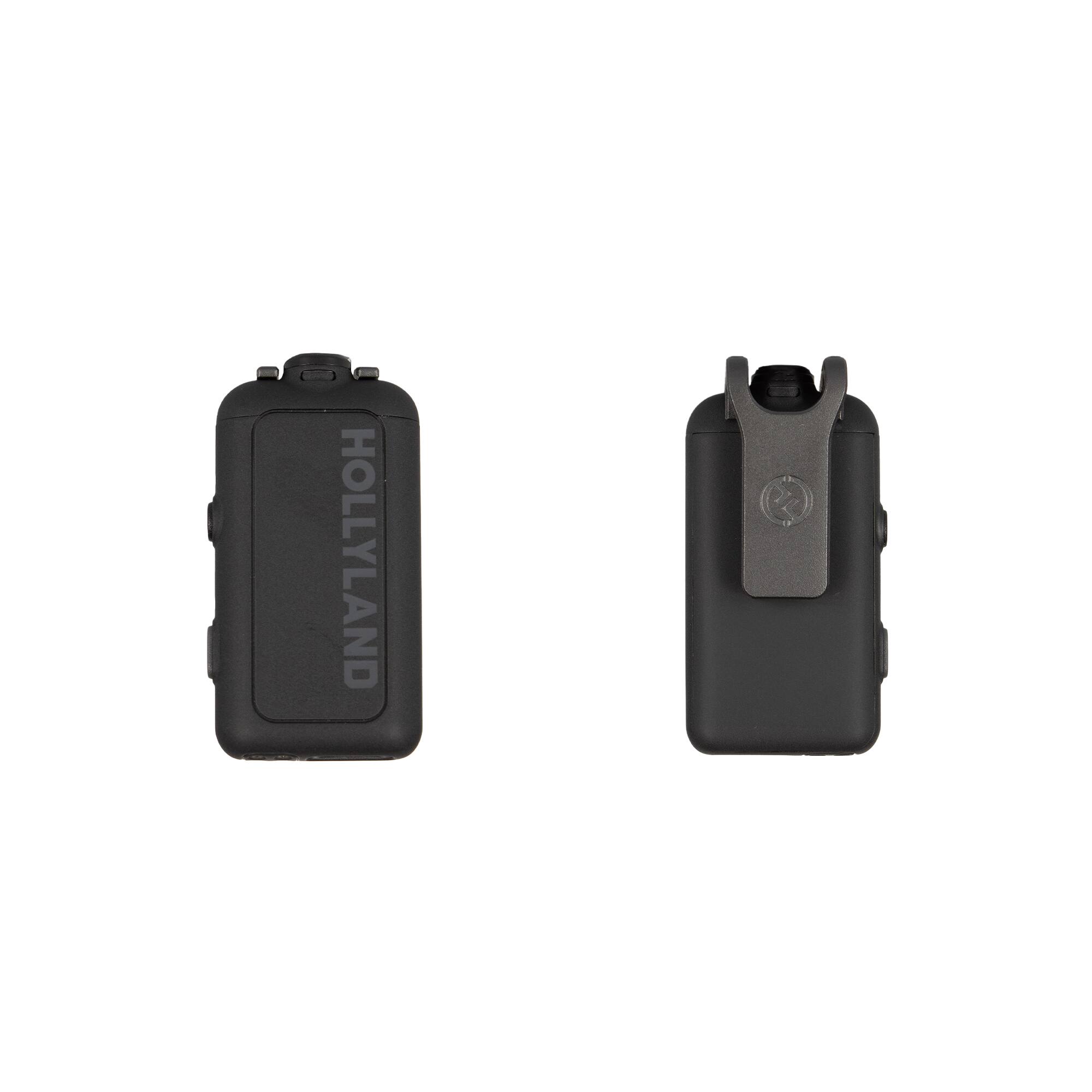 Alt View 2. HollyView - Hollyland/HollyView Lark Max Microphone 8GB Onboard Storage MaxTimbre Technology 1 Transmitter & 2 Receiver for Camera D.