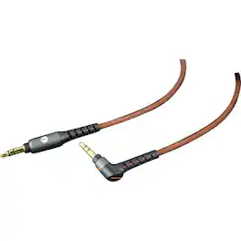 ToughTested - Heavy Duty 3.5mm Auxiliary Audio Cable, Black/Brown - Multicolor