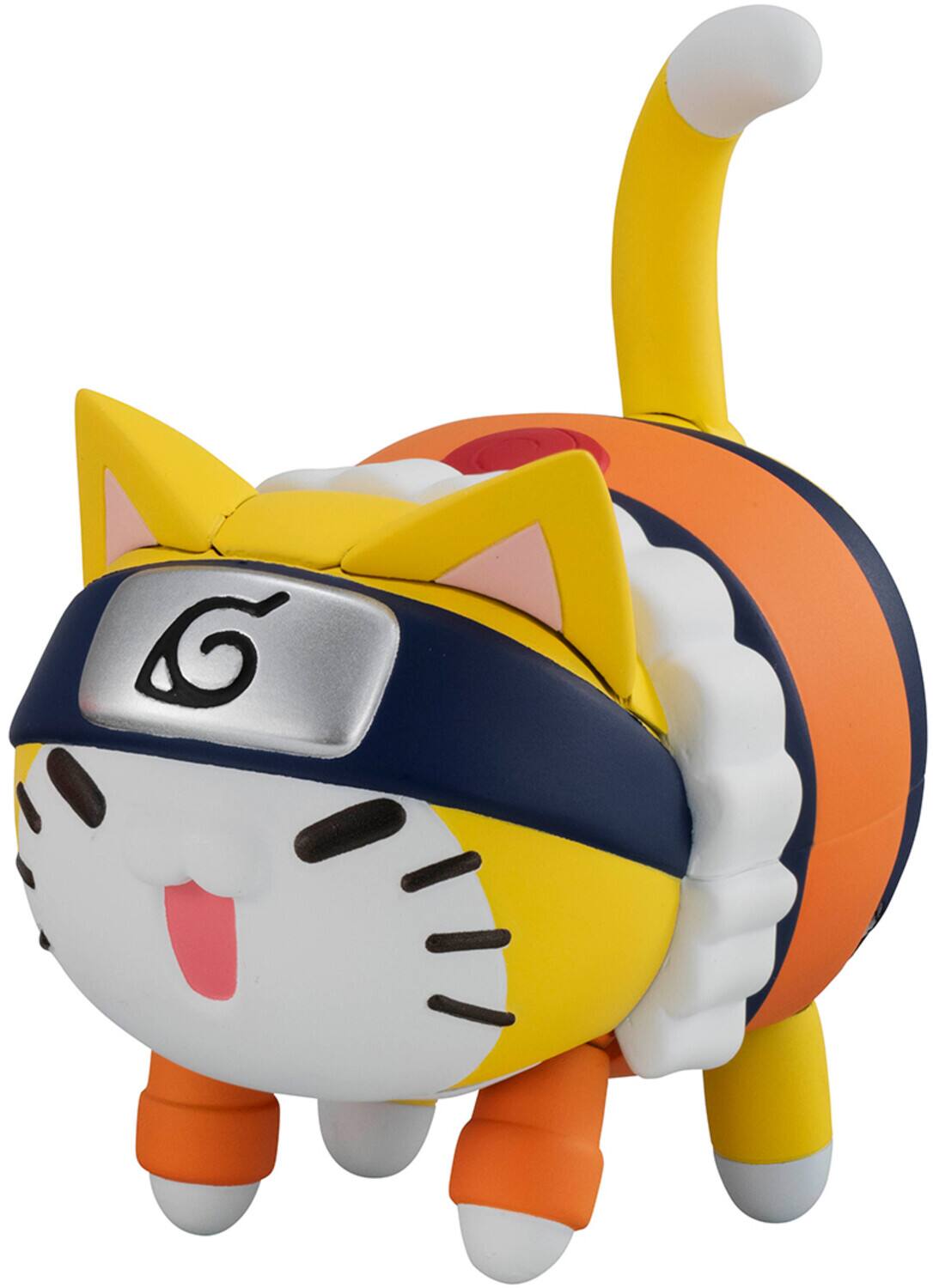 Alt View 1. Bandai - Megahouse - Naruto - Mega Cat Project: Tokotoko - Nyaruto! Naruto Uzumaki   - Collectibles - Multicolor.