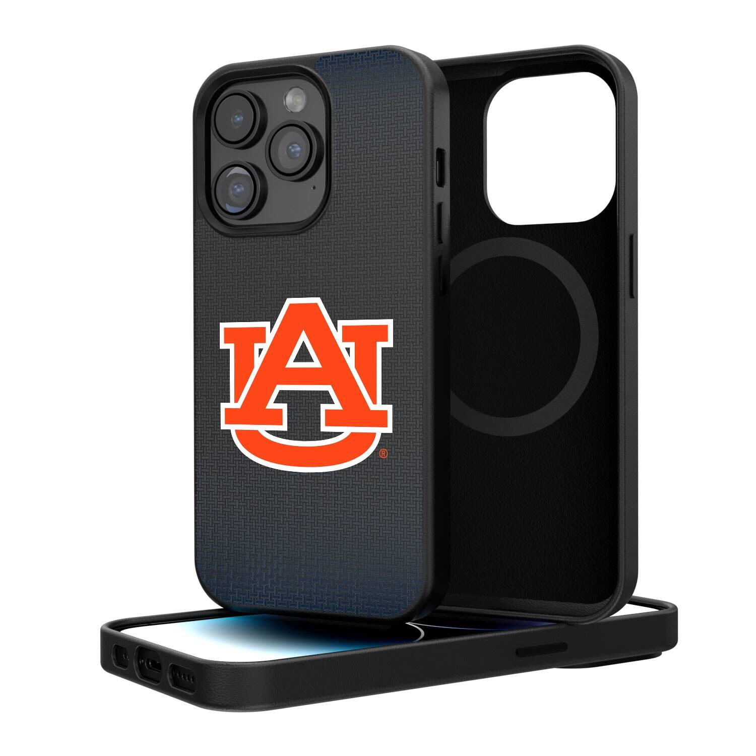 Keyscaper - NCAA - Auburn Tigers Linen Logo iPhone Magnetic Bump Case - 15 Plus - Black price history on PriceWatchPro