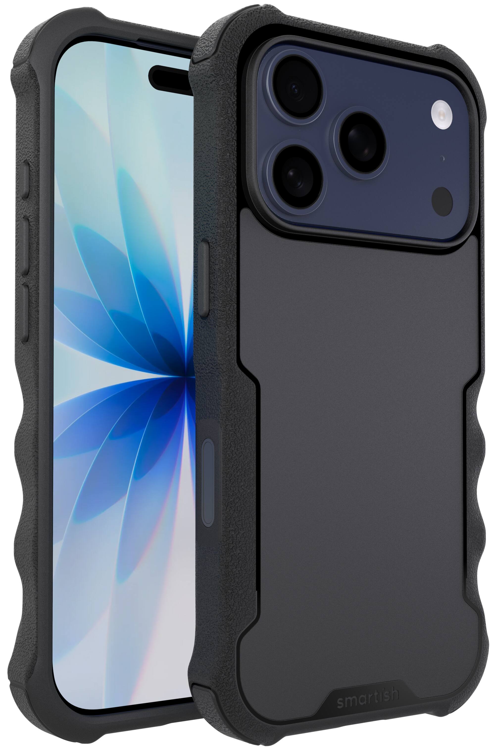 Smartish - iPhone 17 Pro MagSafe Case - Gripzilla Protective Magnetic Case Rugged Drop Tested Heavy Duty Grip Armor Cover - Black Tie Affair