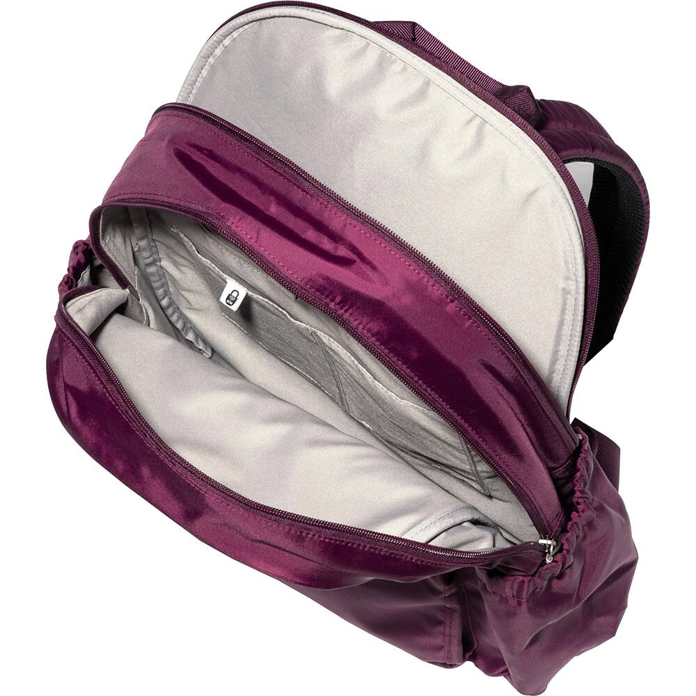 Alt View 4. Baggallini - Essential Laptop Backpack ELP817 - Mulberry.