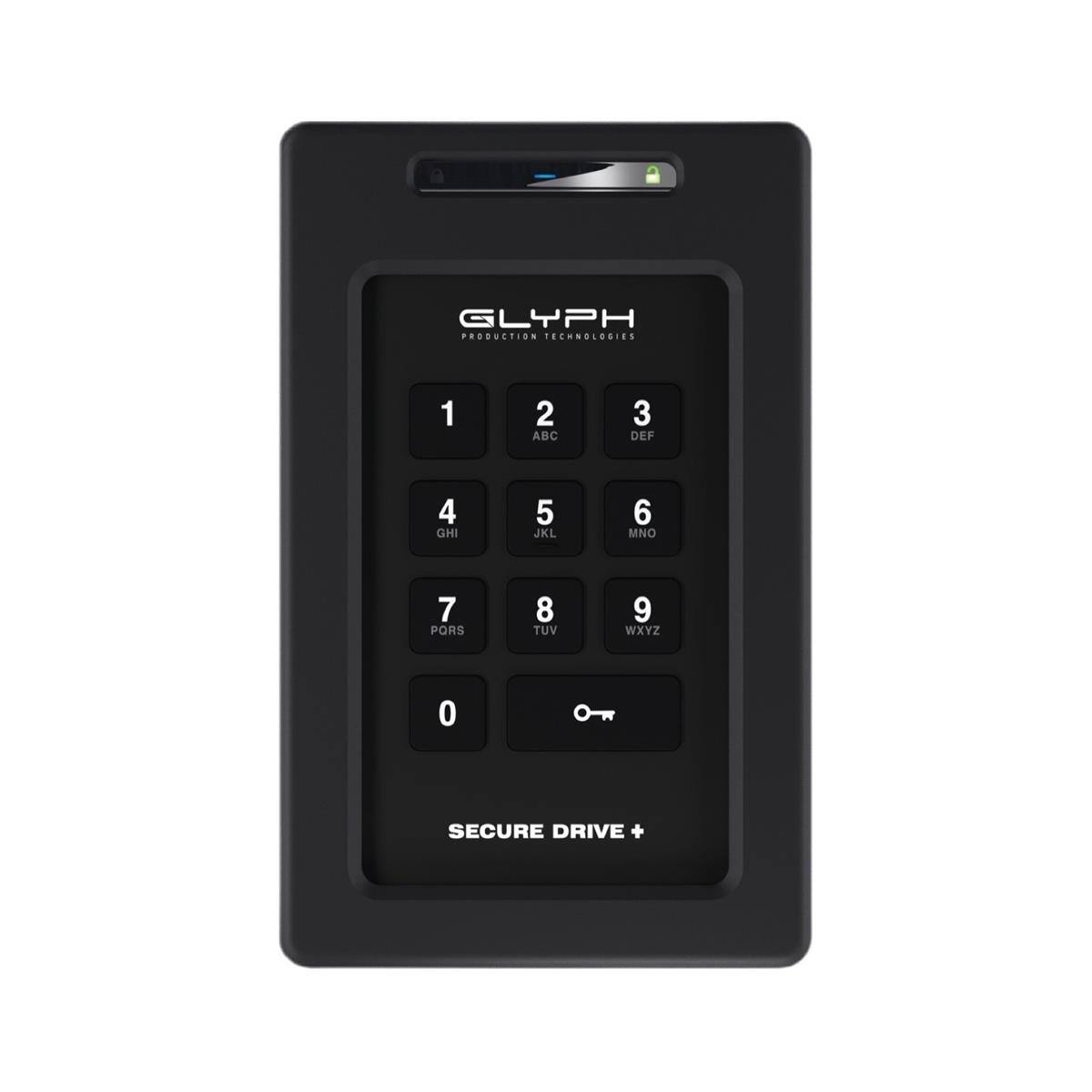 GLYPH PRODUCTION TECHNOLOGIES

1 2 ABC
3 DEF
4 GHI
5 JKL
6 MNO
7 PQRS
8 TUV
9 WXYZ
0

SECURE DRIVE +