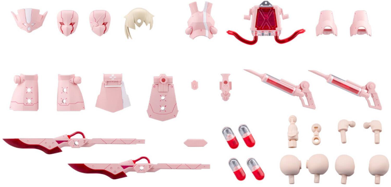 Kotobukiya - Megalomaria Unlimited Universe - Metamorphose Unit Ex Armor Pink Nurse Model Kit - COLLECTIBLES