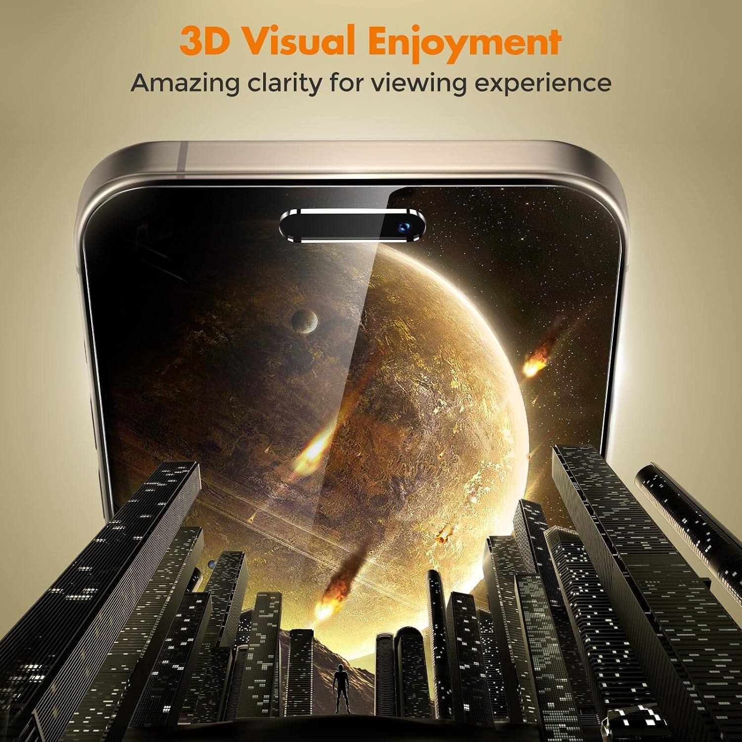 3D Visual Enjoyment  
Amazing clarity for viewing experience