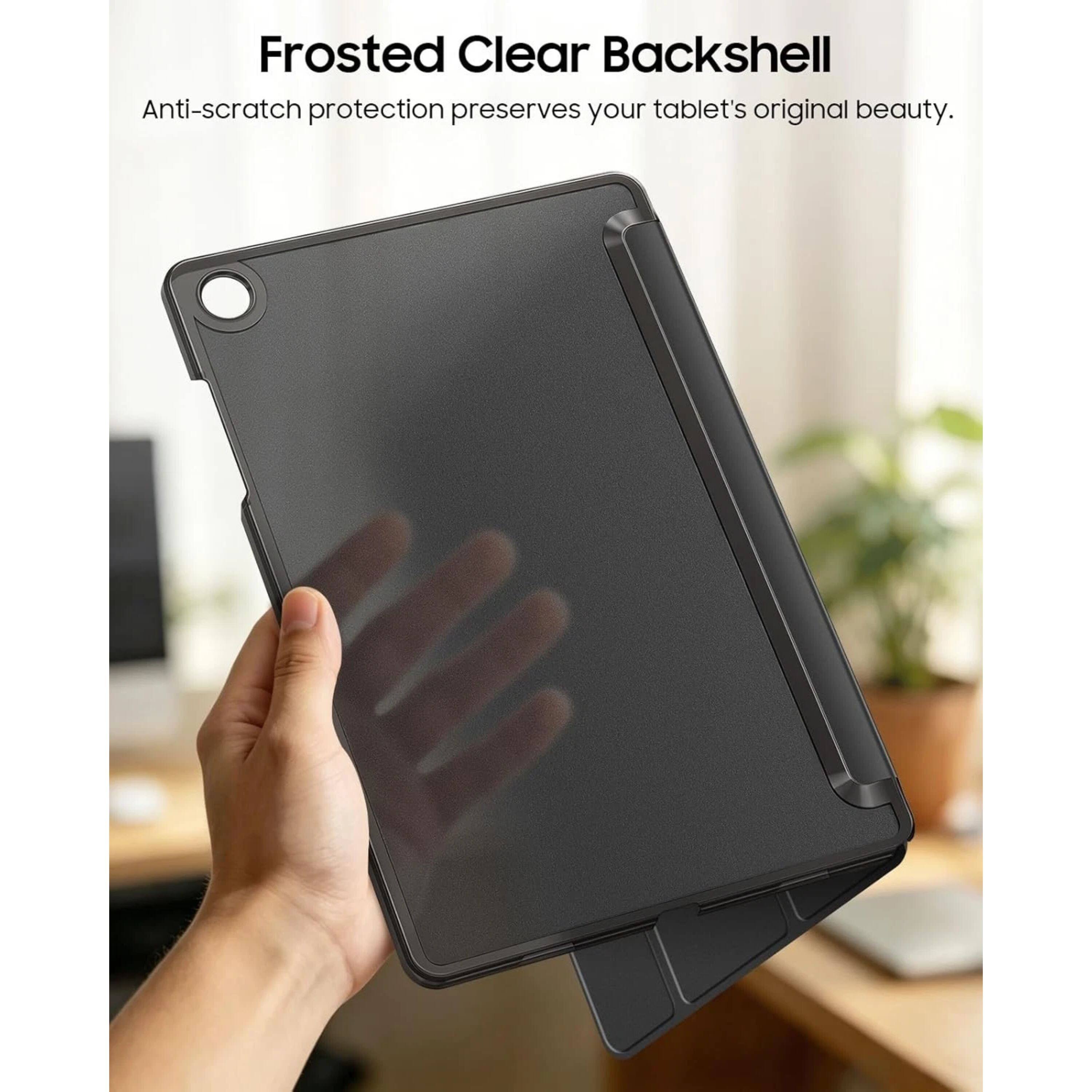 Frosted Clear Backshell  
Anti-scratch protection preserves your tablet's original beauty.