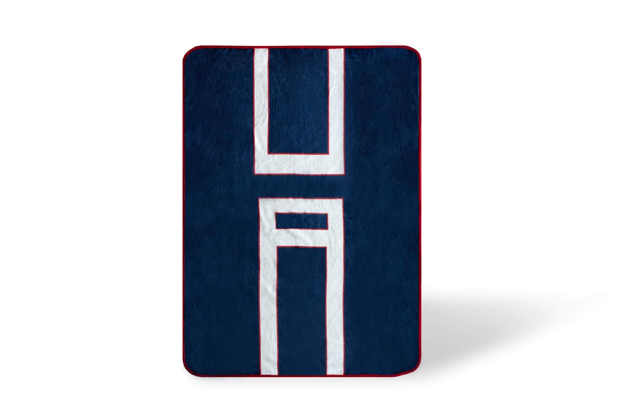 Just Funky - My Hero Academia U.A. Academy Letters Fleece Throw Blanket | 60 x 45 Inches - Blue price history on PriceWatchPro