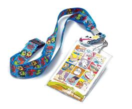 Silver Buffalo - Nickelodeon Rocko's Modern Life Lanyard With ID Badge Holder And Removable Charm - Blue