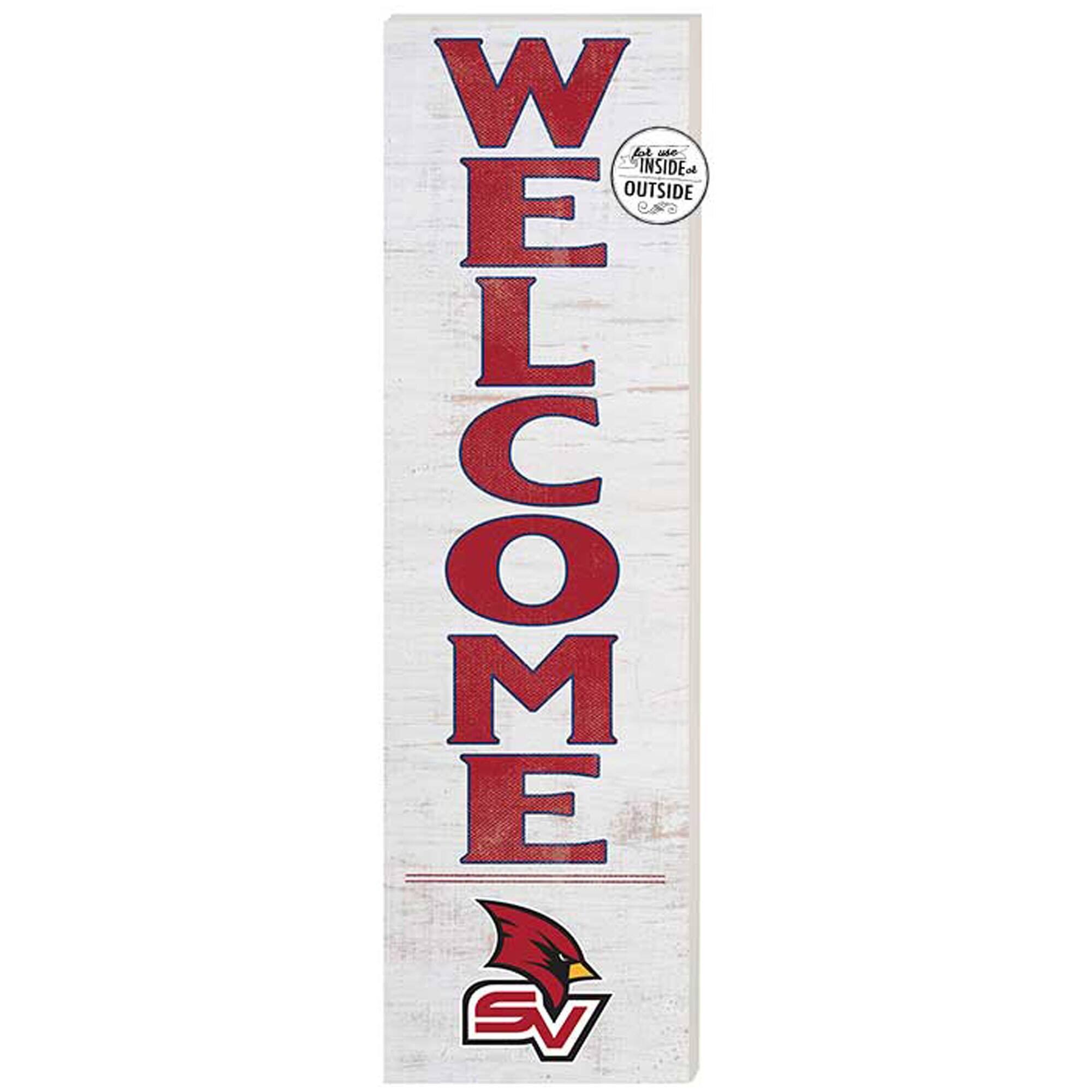 Jardine - Saginaw Valley State Cardinals 10'' x 35'' Indoor/Outdoor Welcome Sign - White