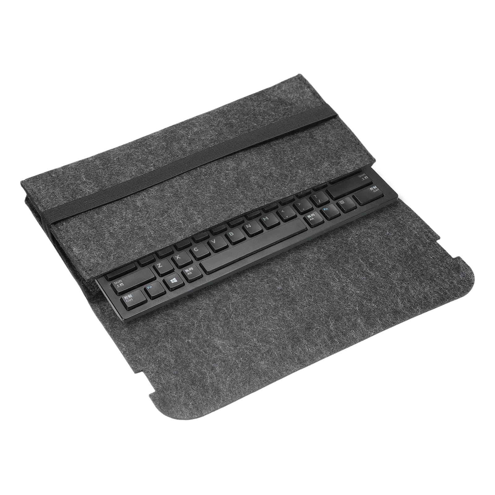 Unique Bargains - 1pc 60 Keys Keyboard Case Sleeve (11.8x5.9x1.6 Inch) Dustproof Waterproof Carrying Case for Mechanical Keyboards - Dark Gray