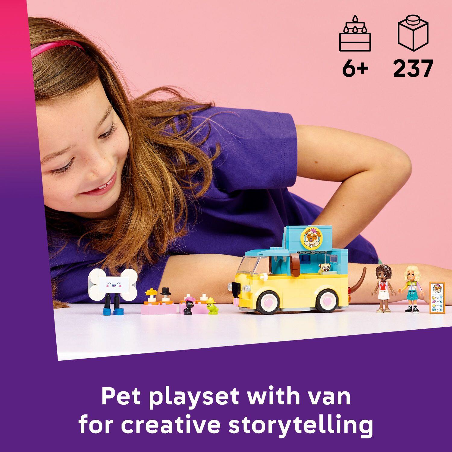 6+ 237  
Pet playset with van for creative storytelling