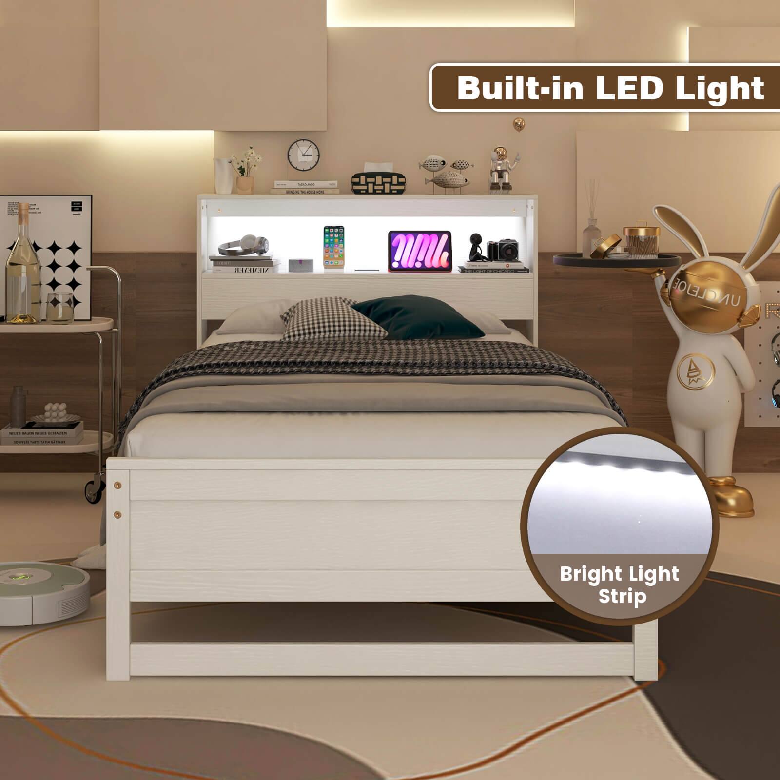 Built-in LED Light

Bright Light Strip