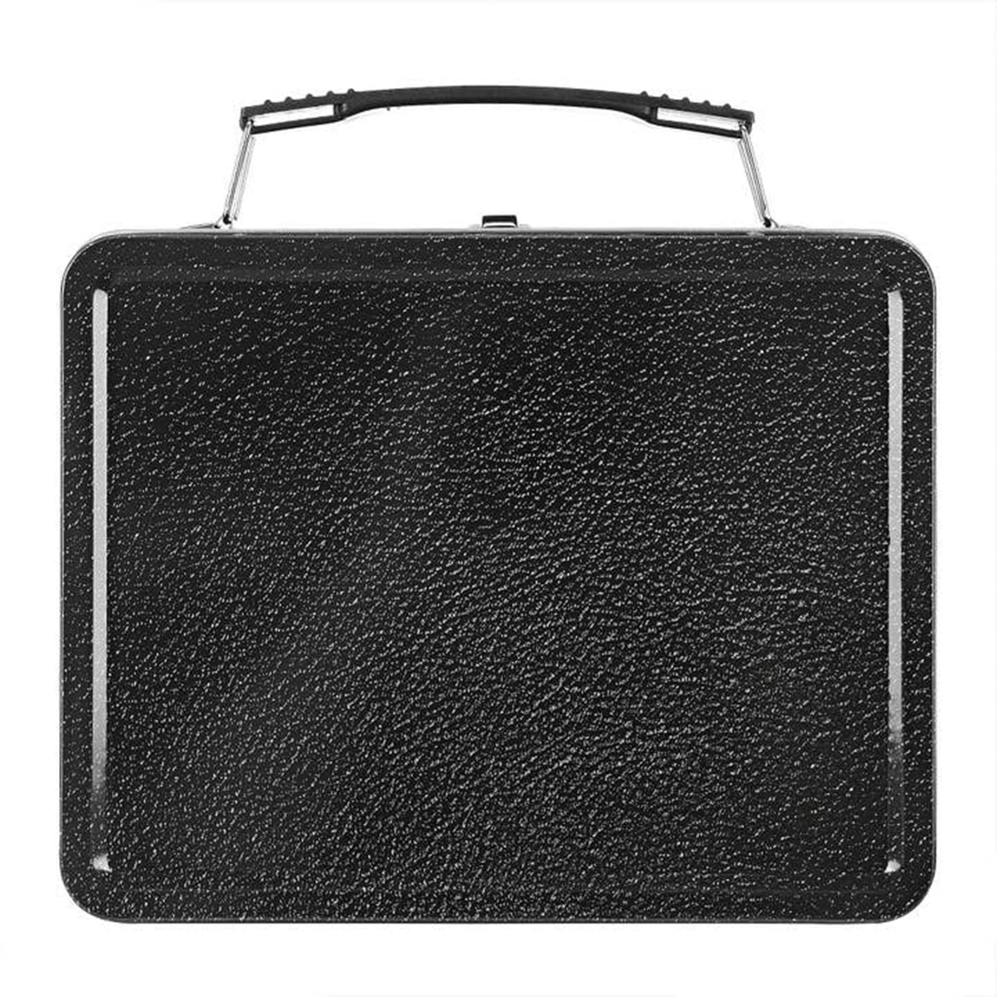 Alt View 3. NMR Distribution - Amp'd Up Guitar Amp-Style Retro Lunchbox | 8.5 x 6.5 Inches - Black.