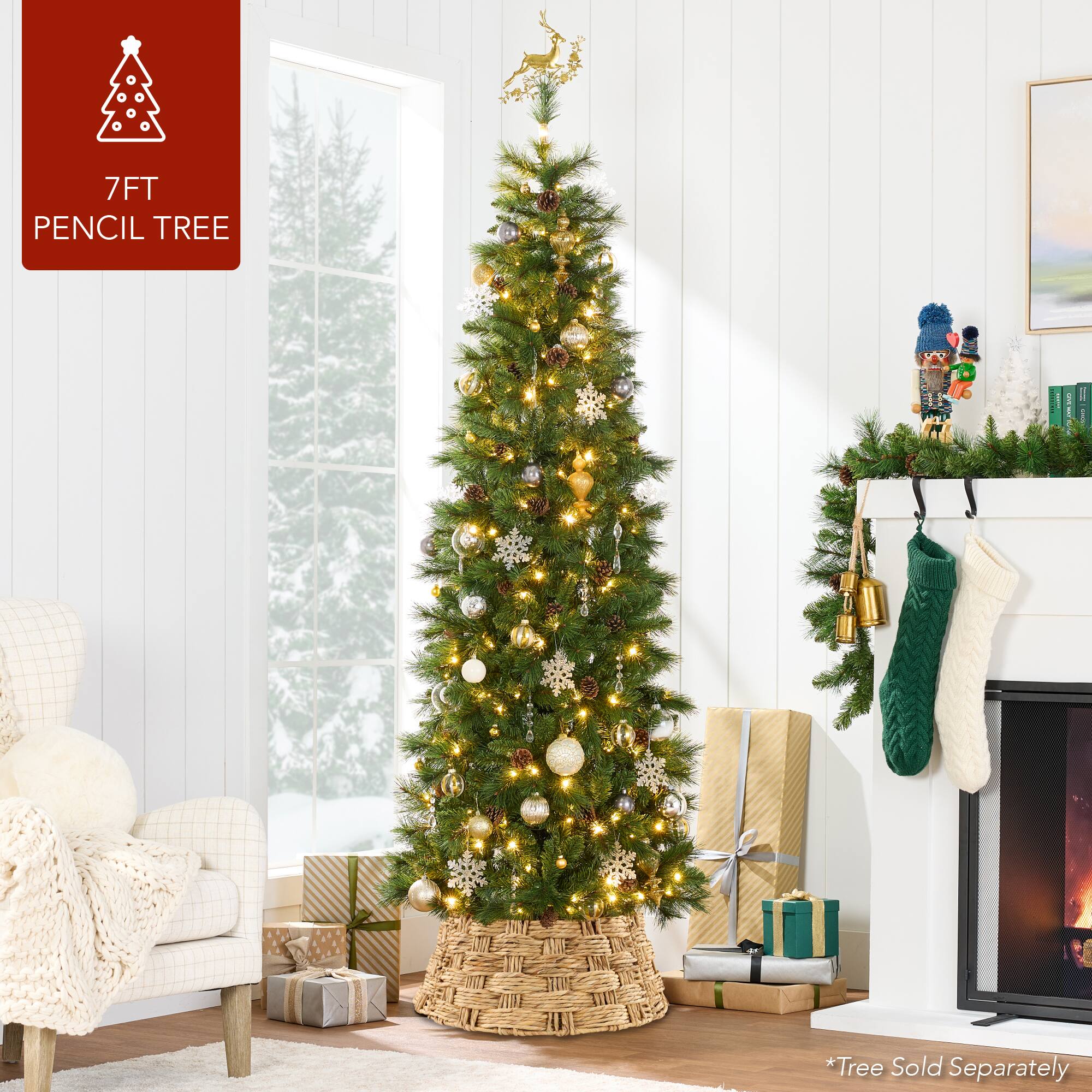 7FT PENCIL TREE  
*Tree Sold Separately