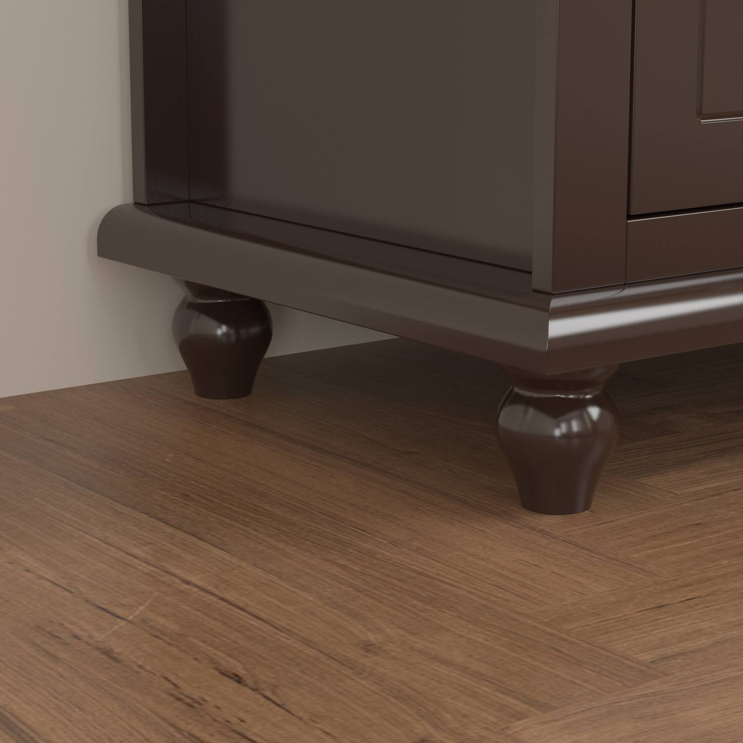 Alt View 5. Famapy - Famapy Pantry Cabinet Buffet Showcase & Organize in Style Credenzas - Brown.