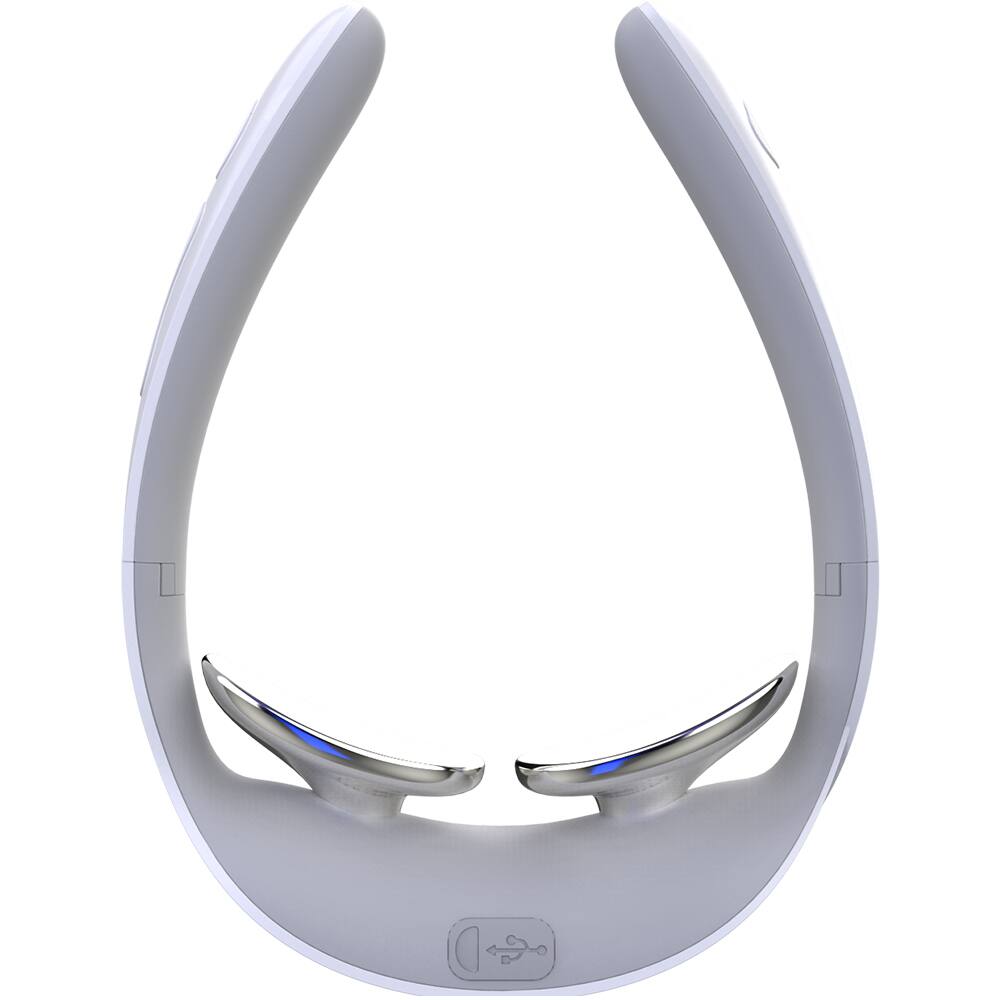 Alt View 4. Cluzine - Foldable Electric Shiatsu Neck Pillow Massager Heating Full Body Relaxation Device.