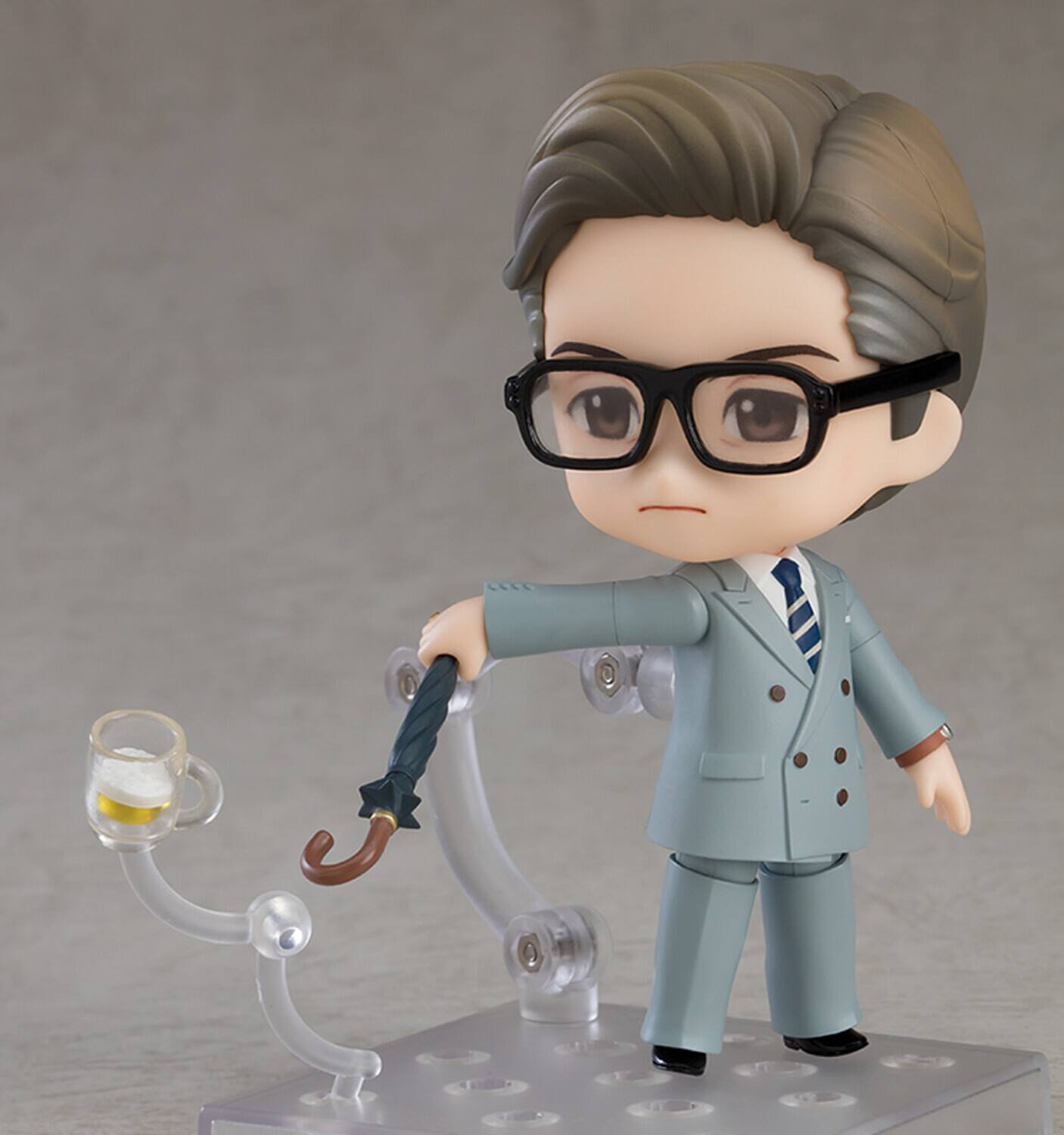 Alt View 3. Good Smile Company - Good Smile Company - Kingsmen: Golden Circle - Harry Galahad Hart Nendoroid Action Figure (Mr)   - Collectibles - Multicolor.