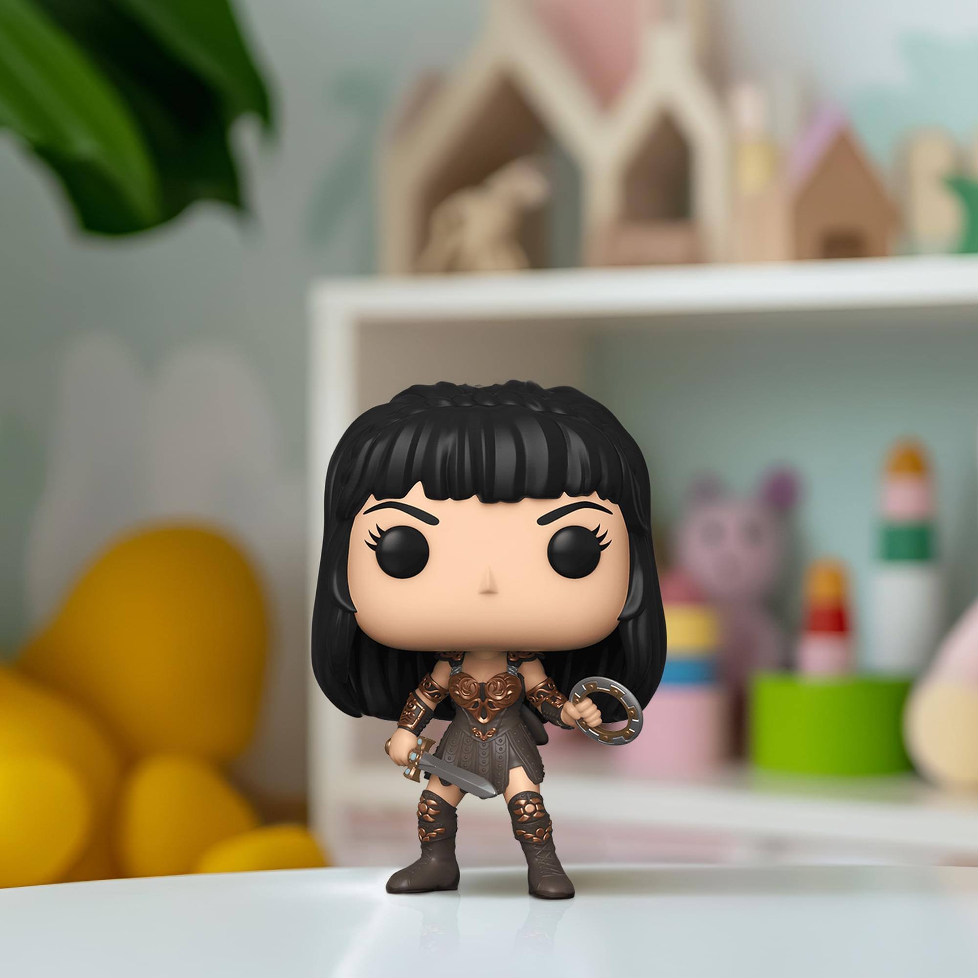Alt View 10. Funko - Xena Warrior Princess Funko POP TV Vinyl Figure | Xena - Black.