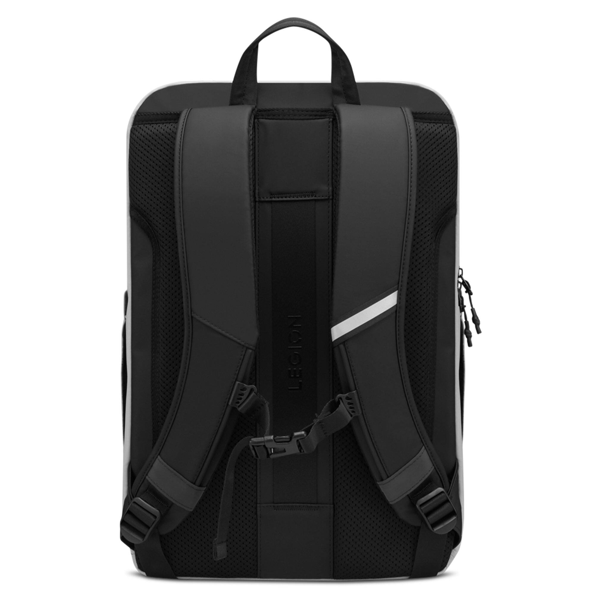 Alt View 4. Lenovo - Lenovo Legion 17" Gaming Backpack GB800 (Light Gray), For Gaming - Grey.
