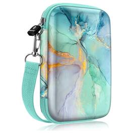 Kitcheniva - Hard Shell Case for Fujifilm Instax Mini Link Printer Durable Storage Bag Emerald Marble - Emerald Marble