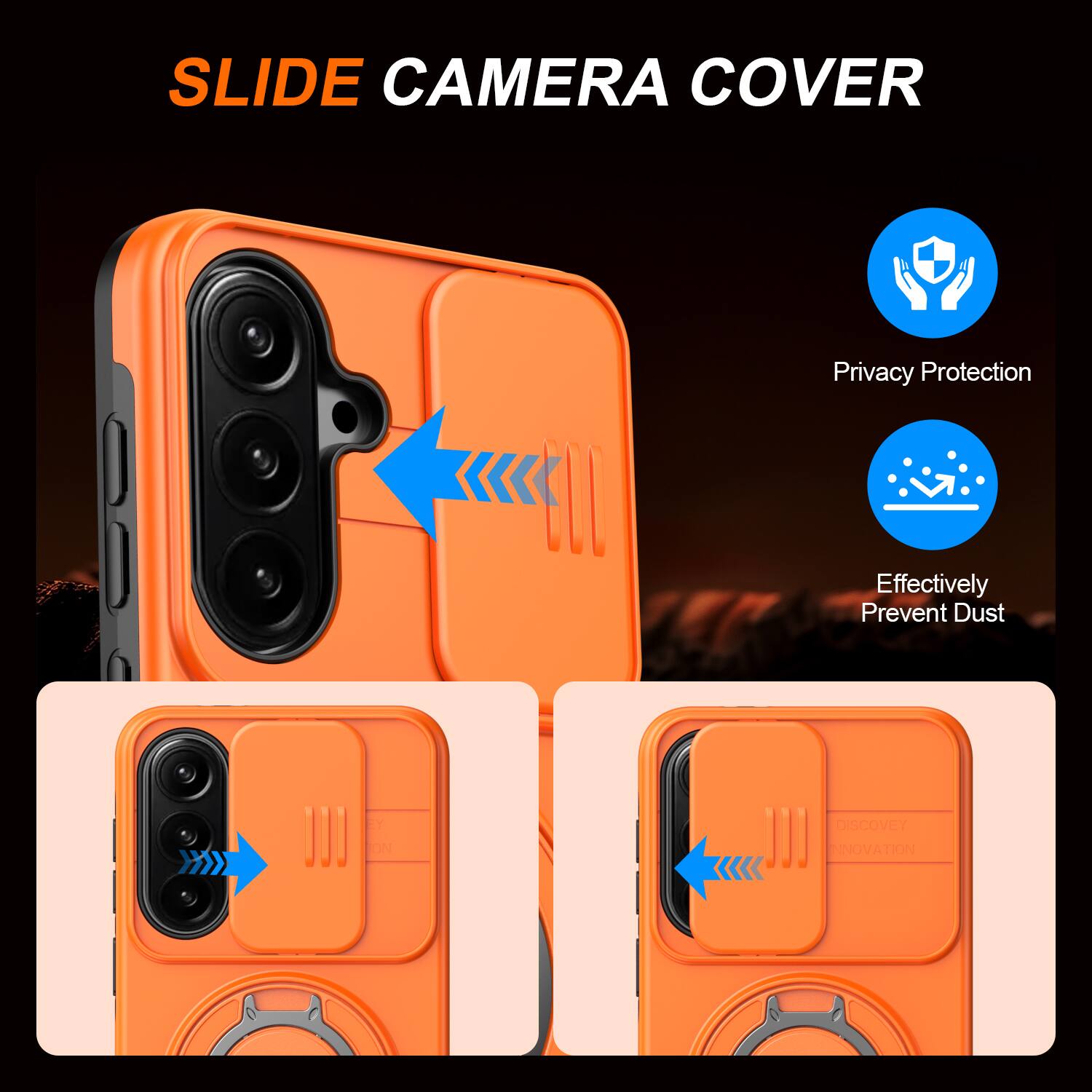 SLIDE CAMERA COVER

Privacy Protection

Effectively Prevent Dust

DISCOVER INNOVATION