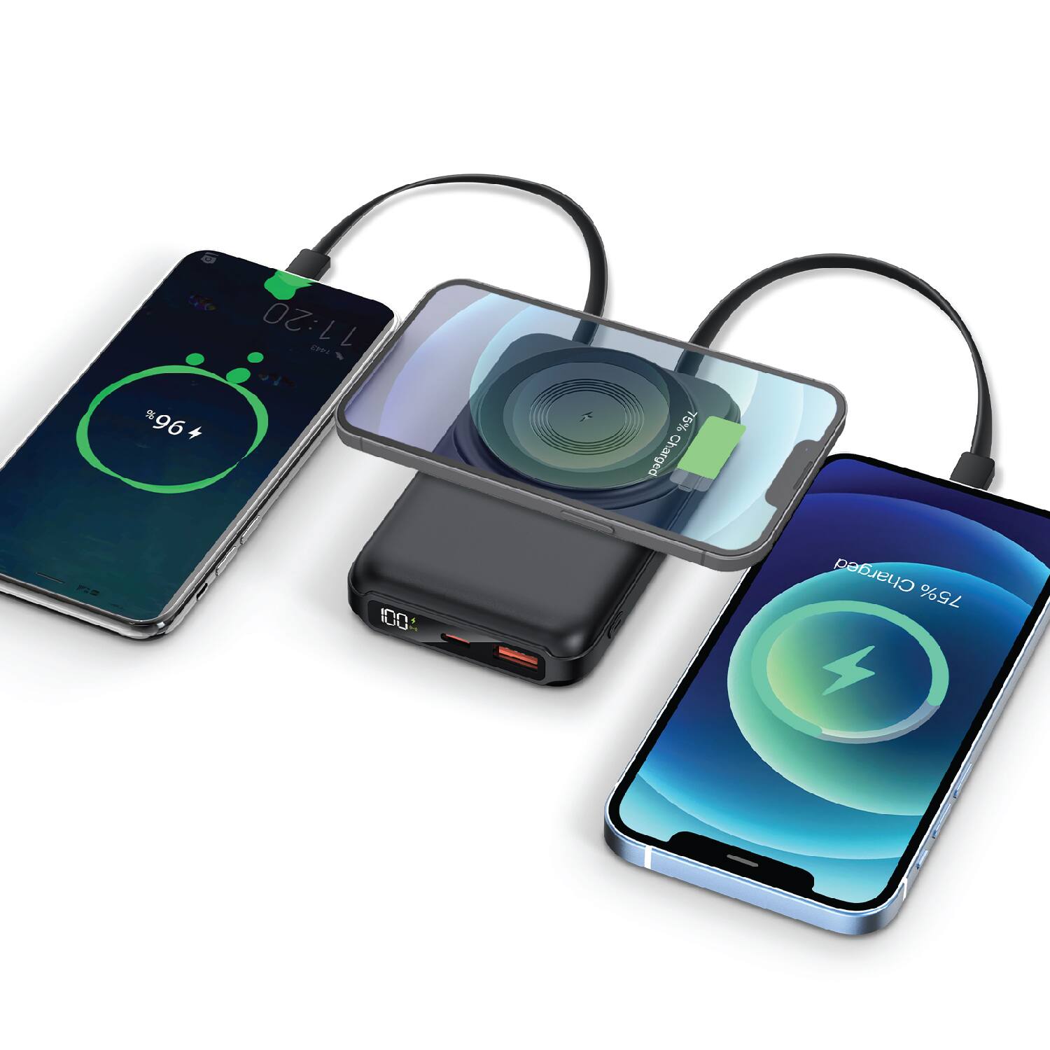 11:20  
96°F  
75% Charged  

100% Charged  
75%