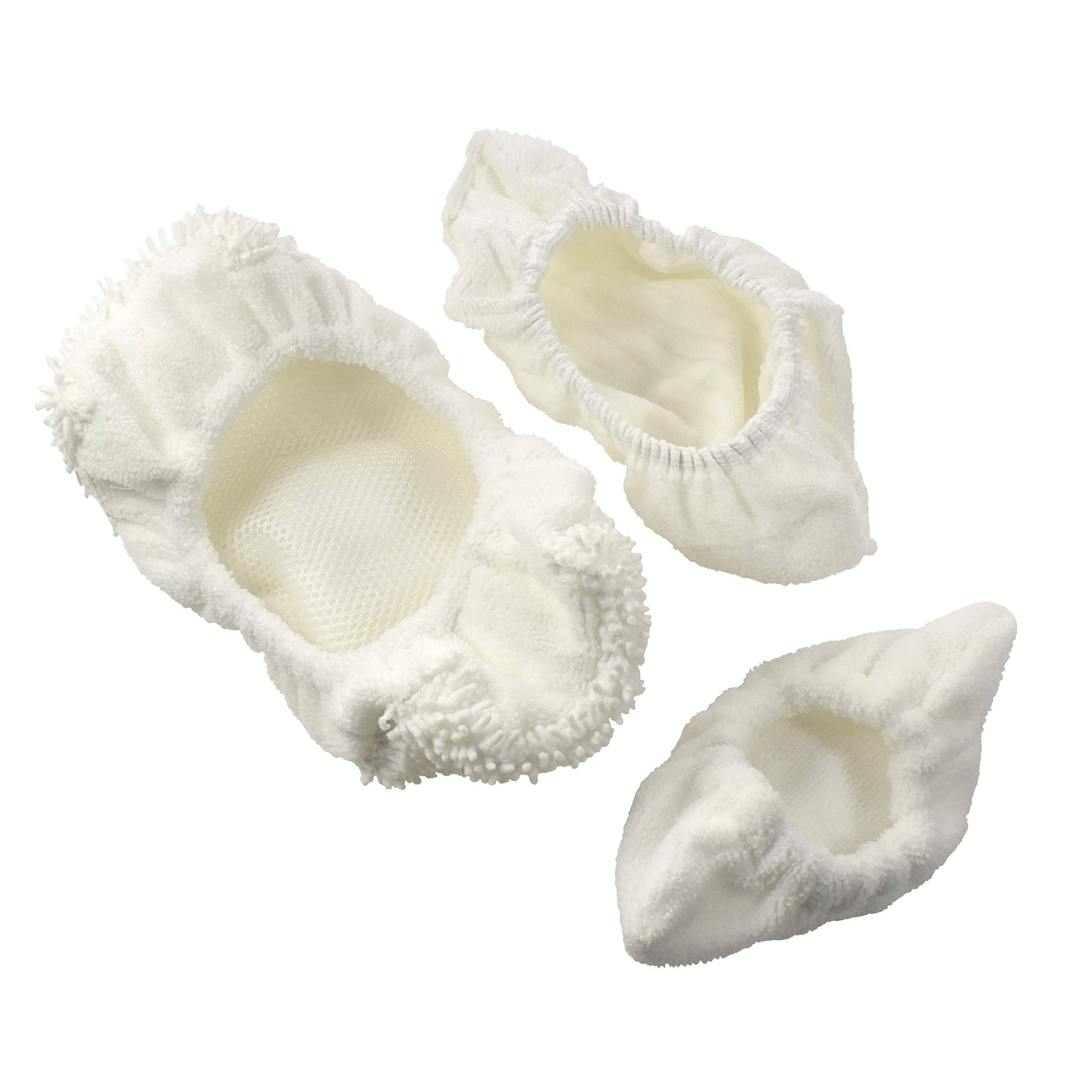 Alt View 3. HQRP - 6-Pack Microfiber Mop Pads Bonnets for Oreck Steam-It STEAM100 STEAM100LRH Steam Wand.