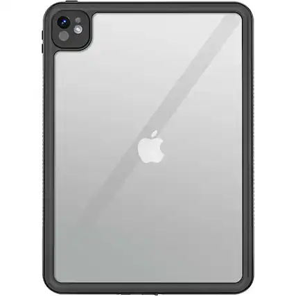 SaharaCase - Oasis Series Water-Resistant Case for Apple iPad Pro (M4 2024/M5 2025) 13" - Clear/Black