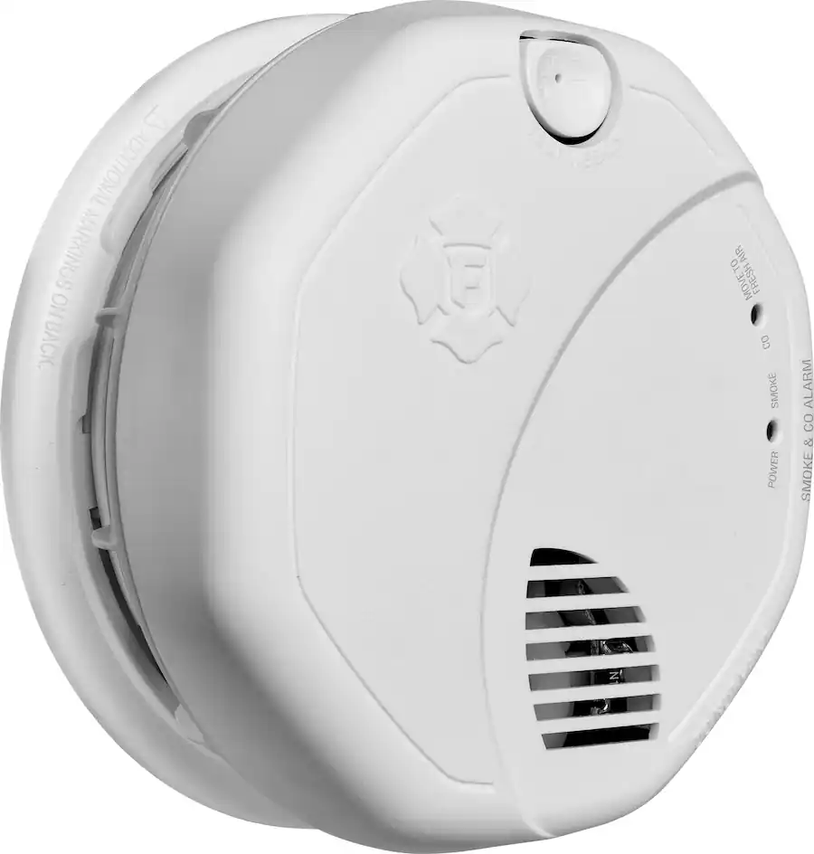 First Alert Z Wave Smoke and Carbon Monoxide Detector White FSMCO410BX ...