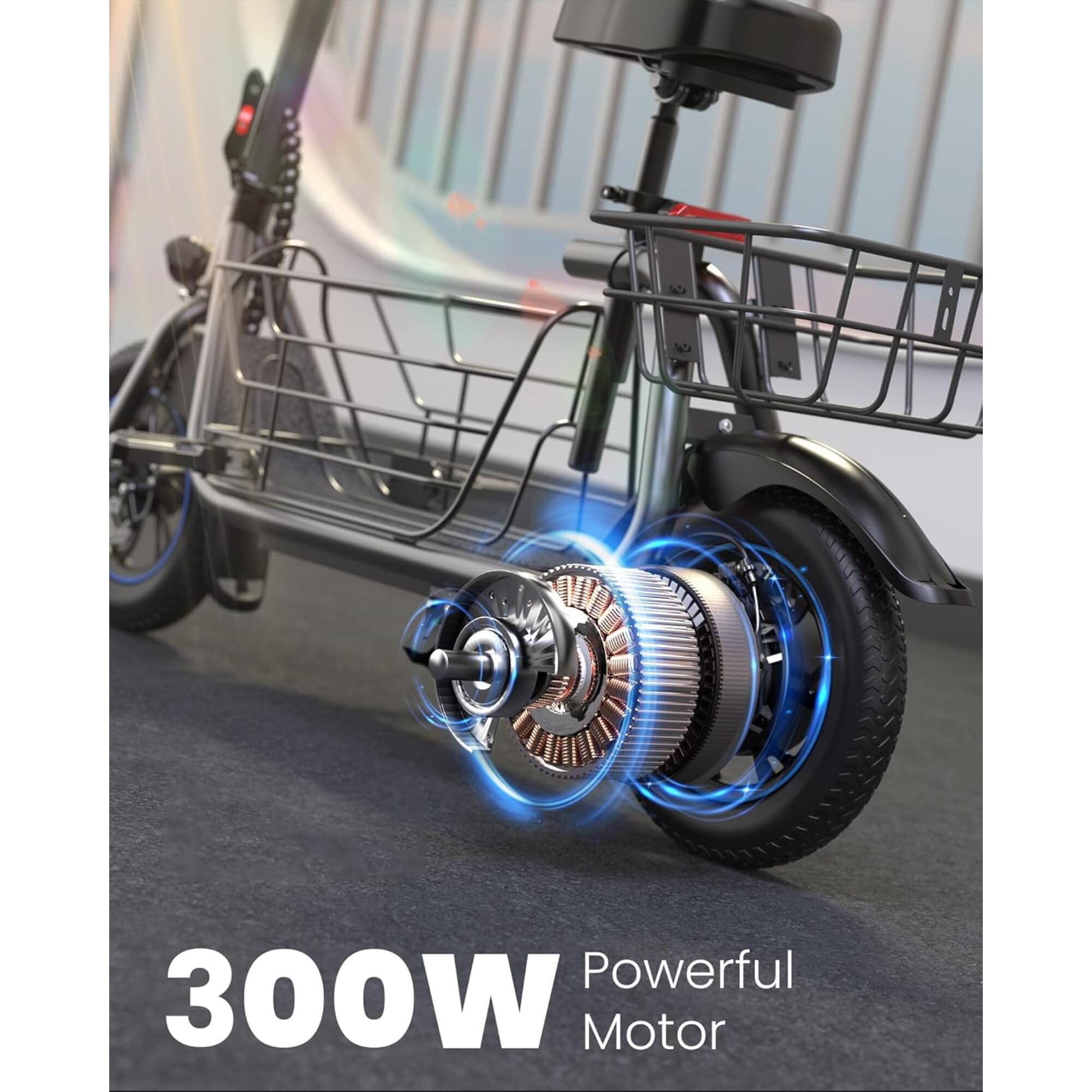 Powerful 300W Motor