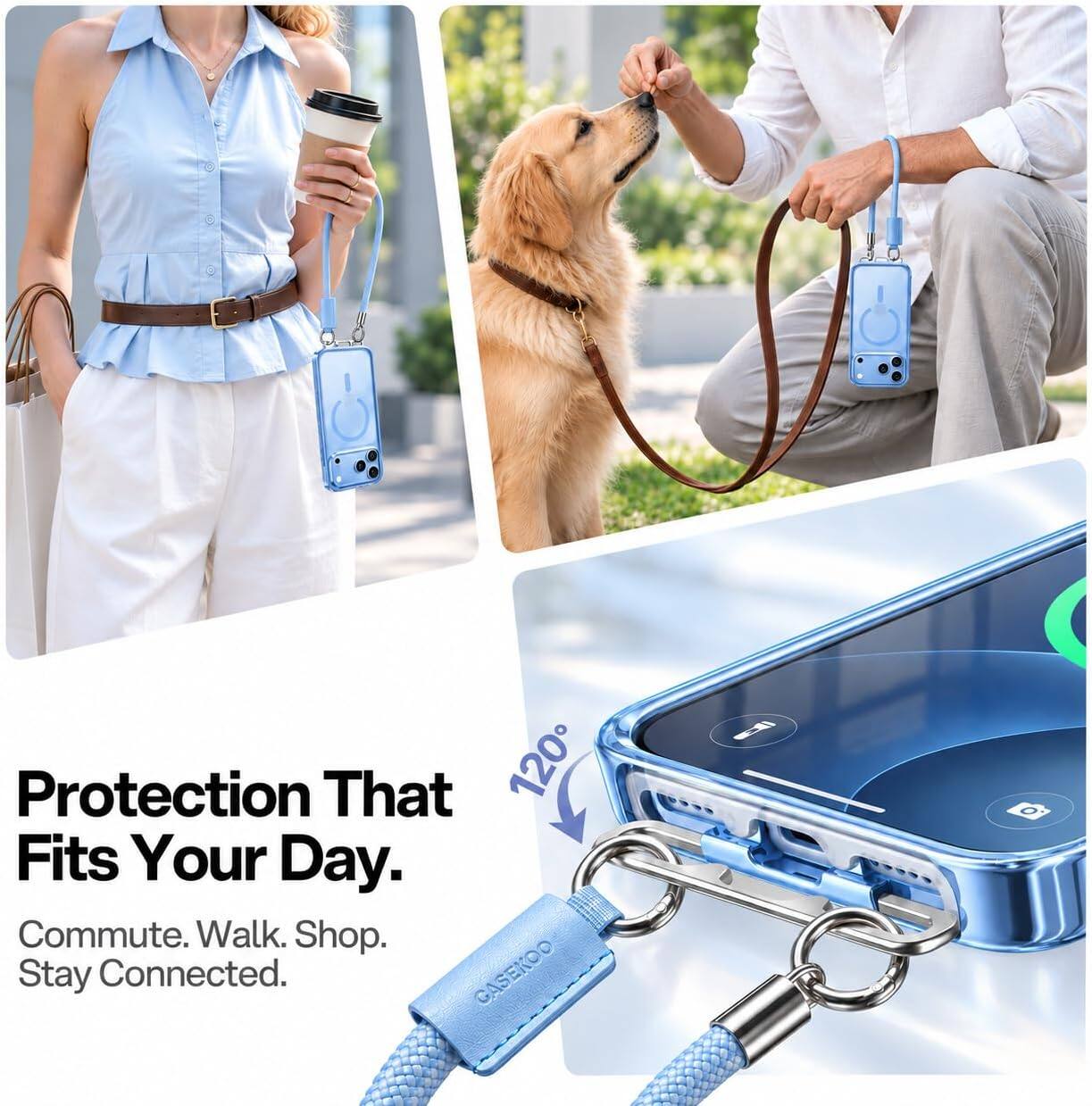 Protection That Fits Your Day.  
Commute. Walk. Shop. Stay Connected.  
GASEKOO