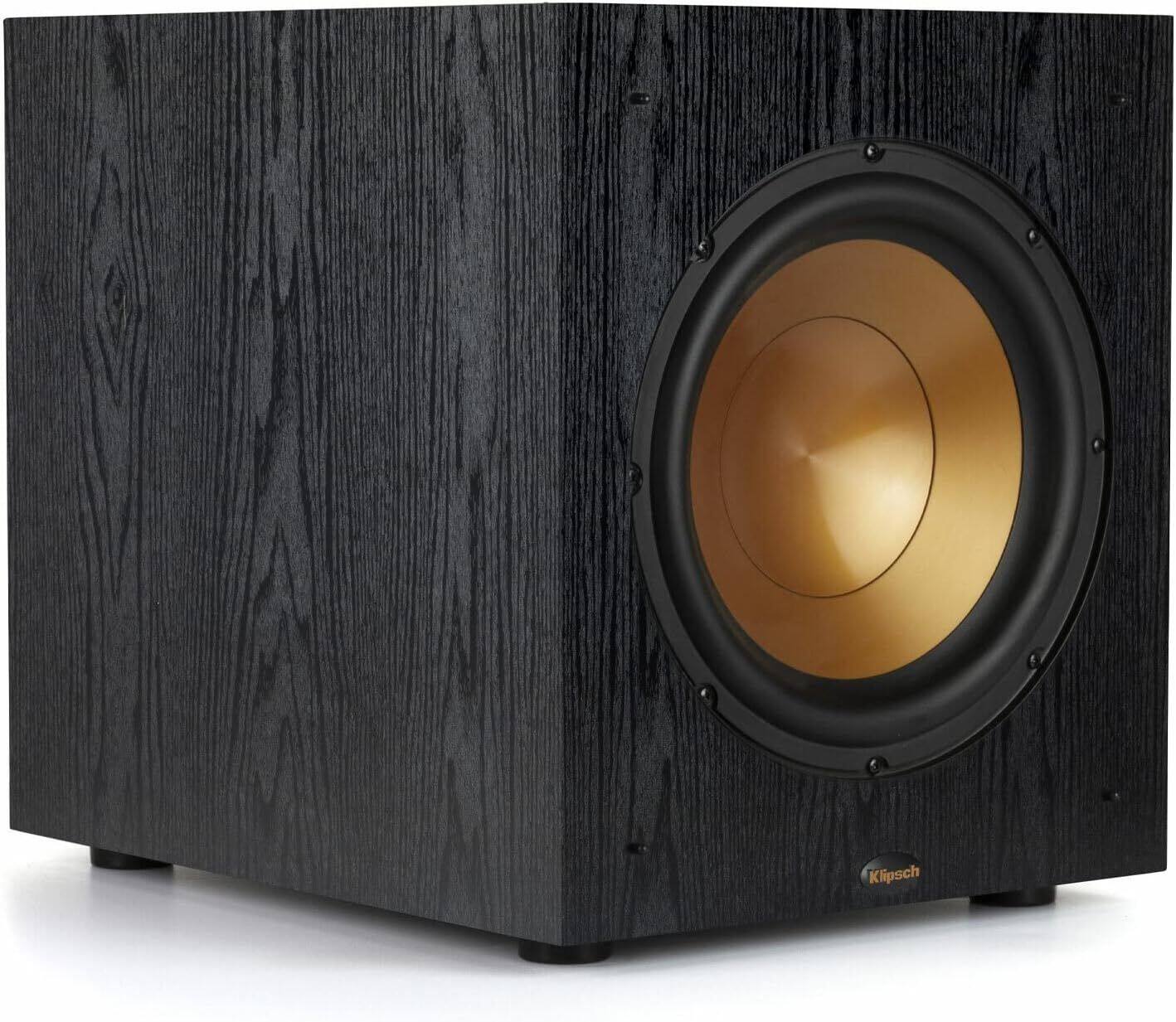Angle. Klipsch - Klipsch SUB-100-BLACK Synergy Black Label Subwoofer Speaker  (2018) - Black.