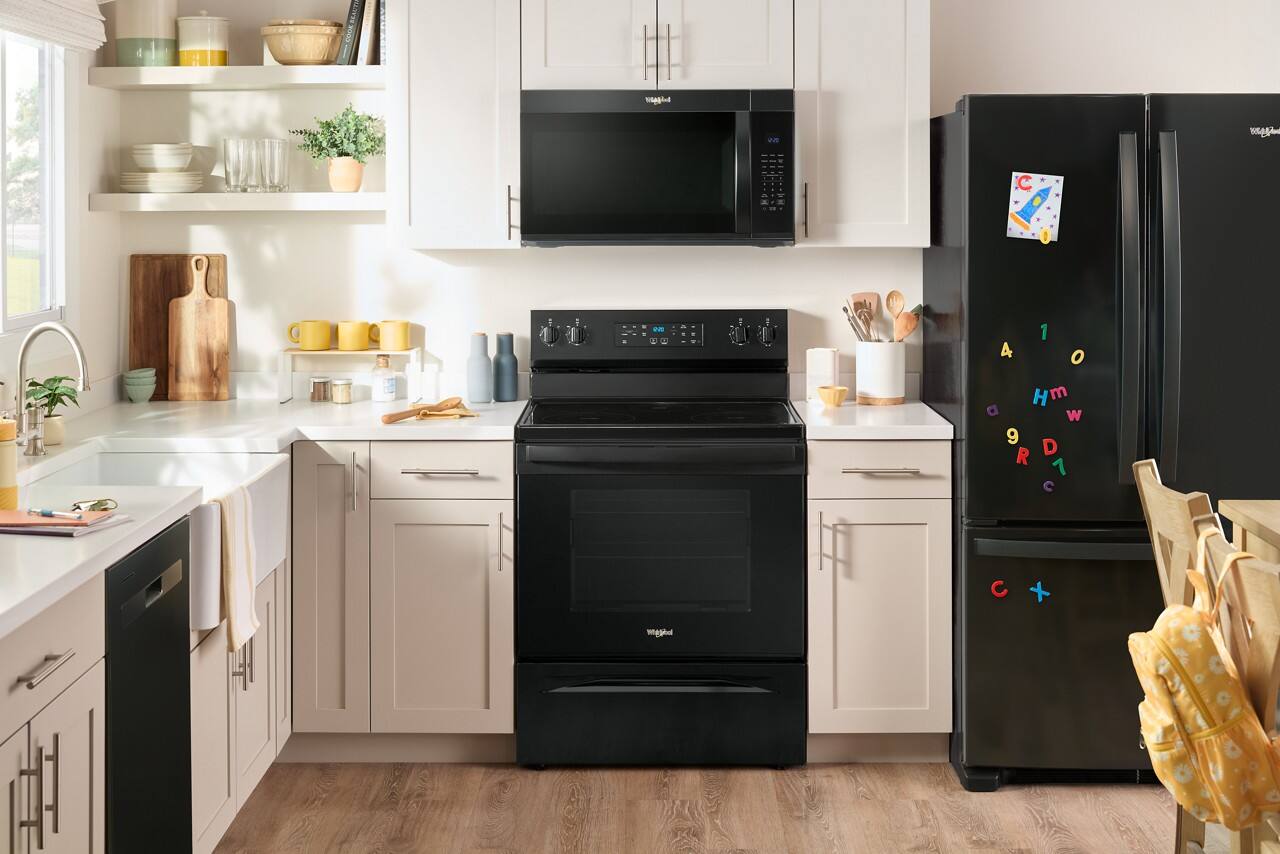 Alt View 1. Whirlpool - 1.9 Cu. Ft. Over-the-Range Microwave with Sensor Cooking - Black.