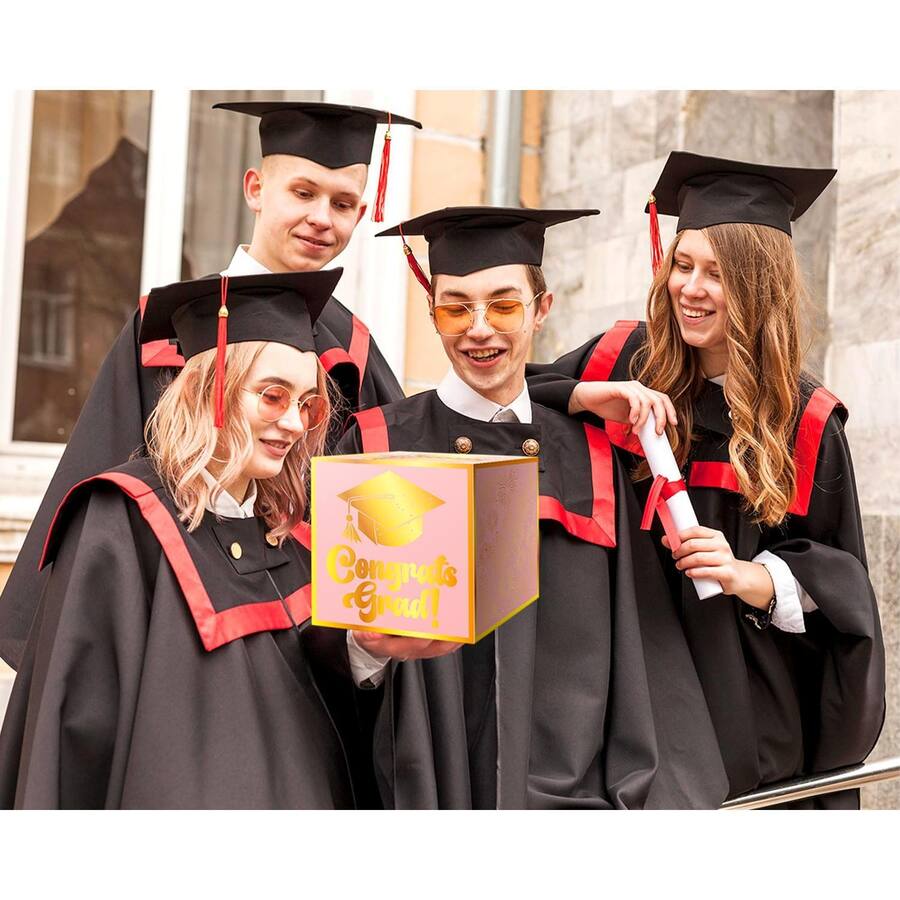 Paradigms Interiors Graduation Card Box Cardboard Congrats Grad Boxes ...
