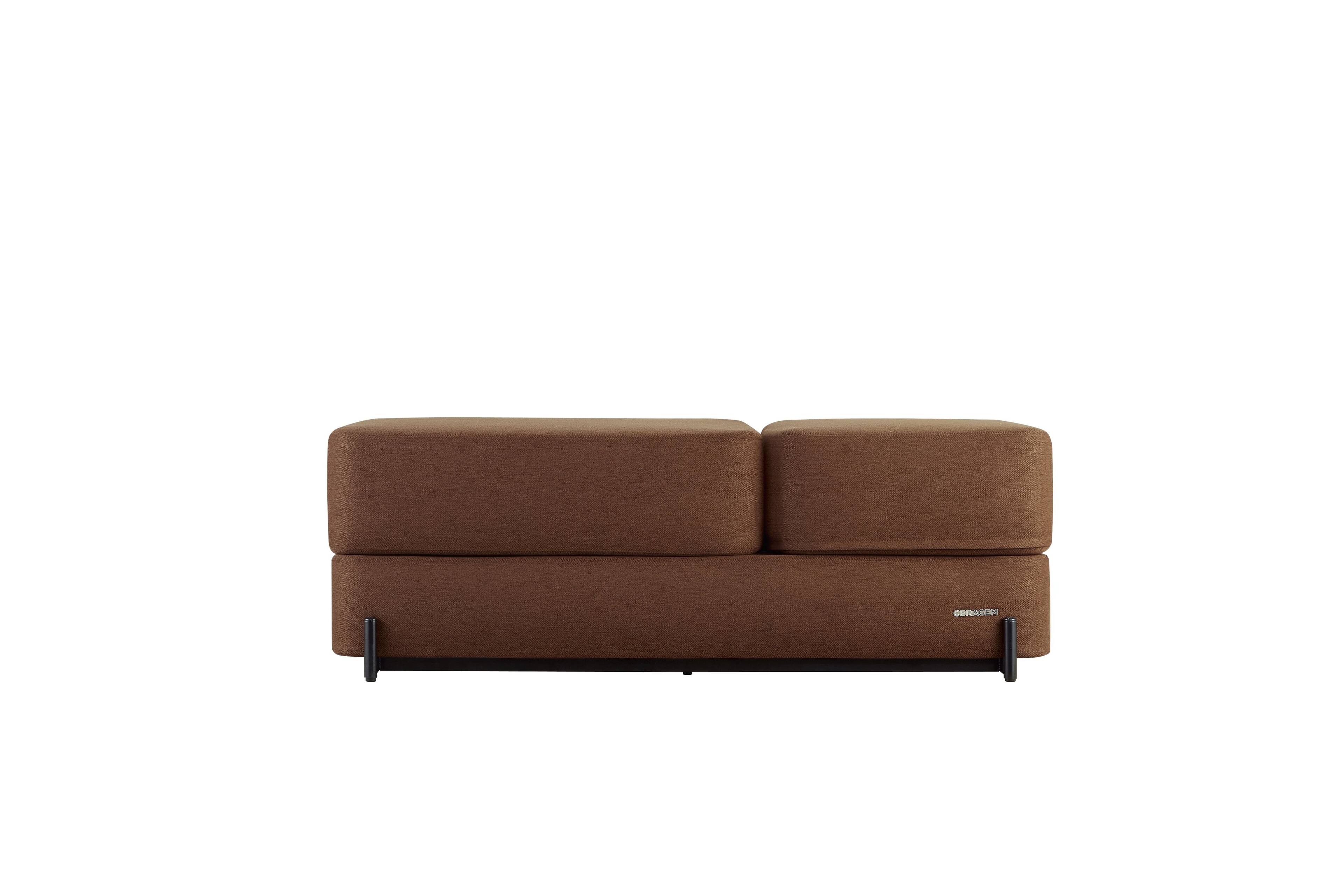 Left. CERAGEM - Ceragem S4 Massage Lounger - BROWN.
