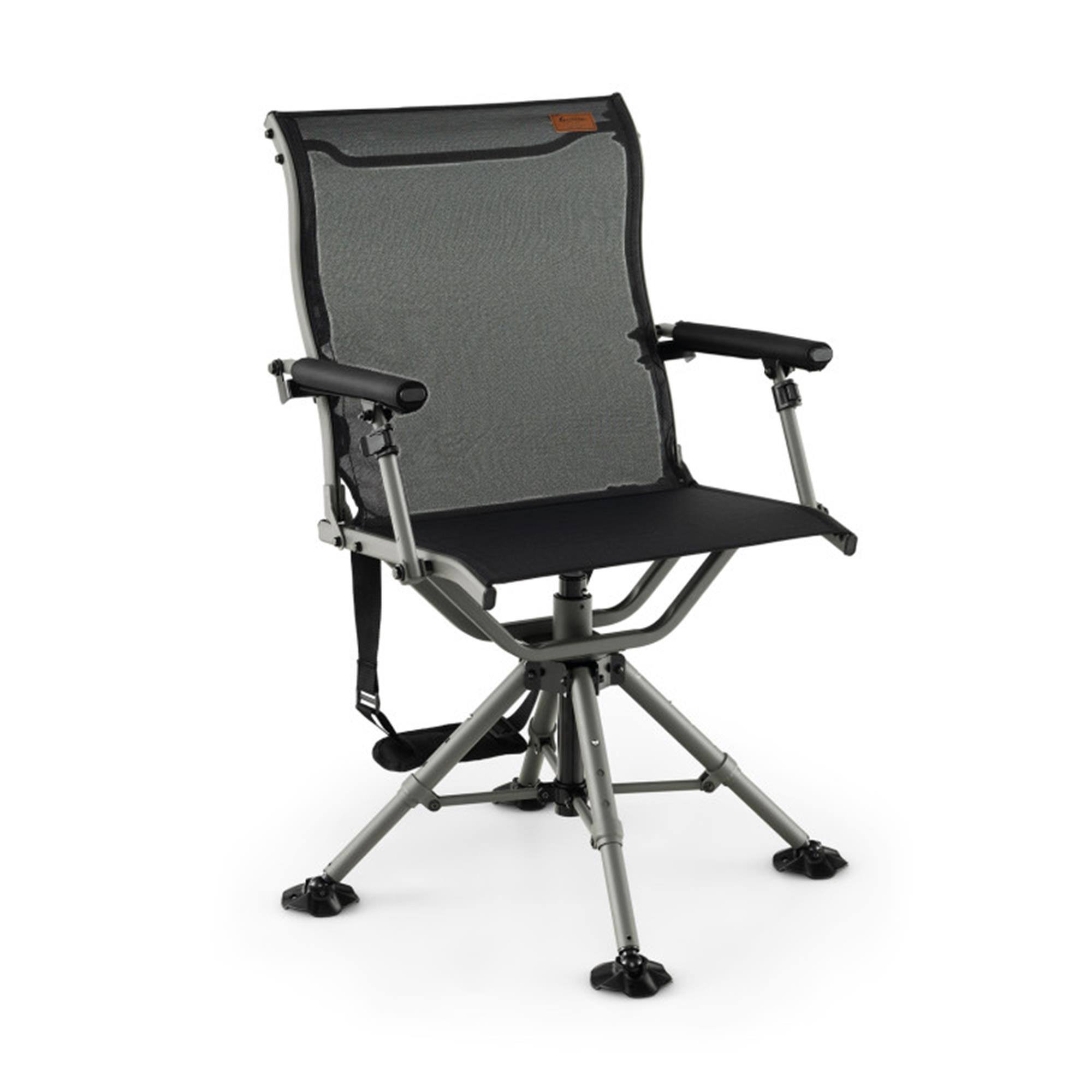 Front. Boyel Living - Black 360-Degree Silent Swivel Hunting Chair 40.0-in L x 24.0-in W x 20.0-in H - Black.
