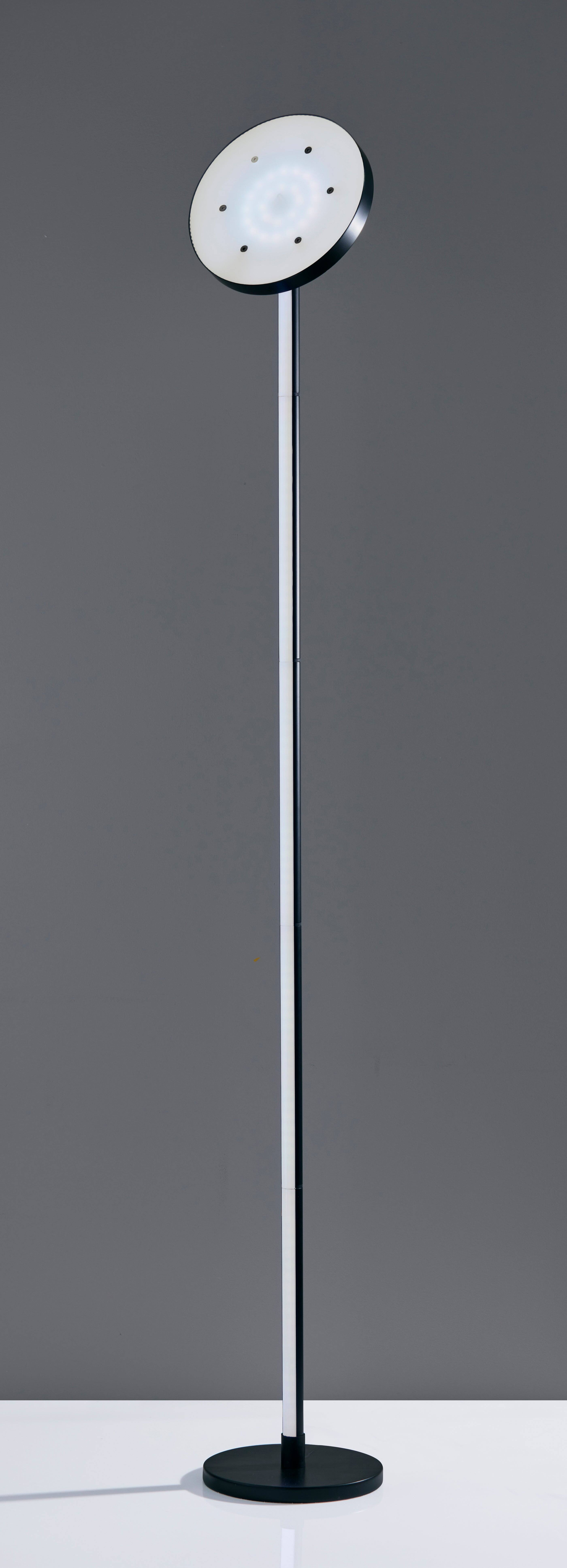 Alt View 4. Adesso Home - Luther RGB Color Changing Torchiere.